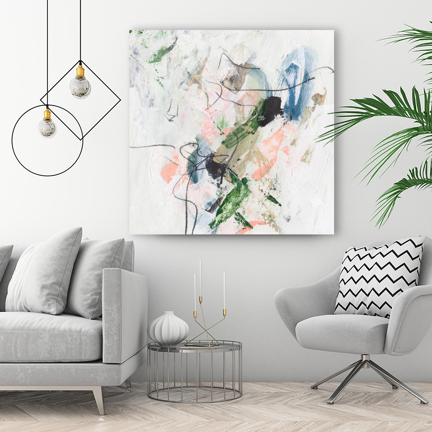 Approaching Spring II by Melissa Wang on GIANT ART - pink abstract abstract