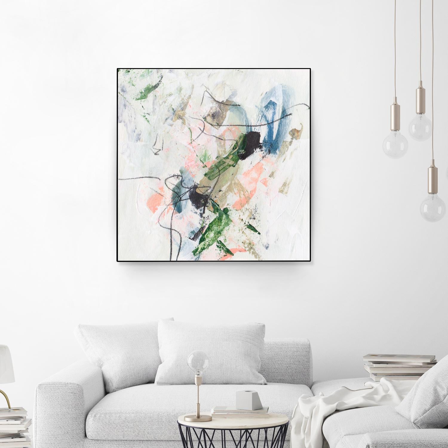 Approaching Spring II by Melissa Wang on GIANT ART - pink abstract abstract