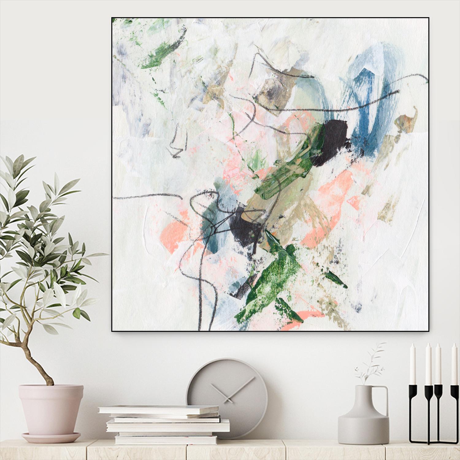 Approaching Spring II by Melissa Wang on GIANT ART - pink abstract abstract