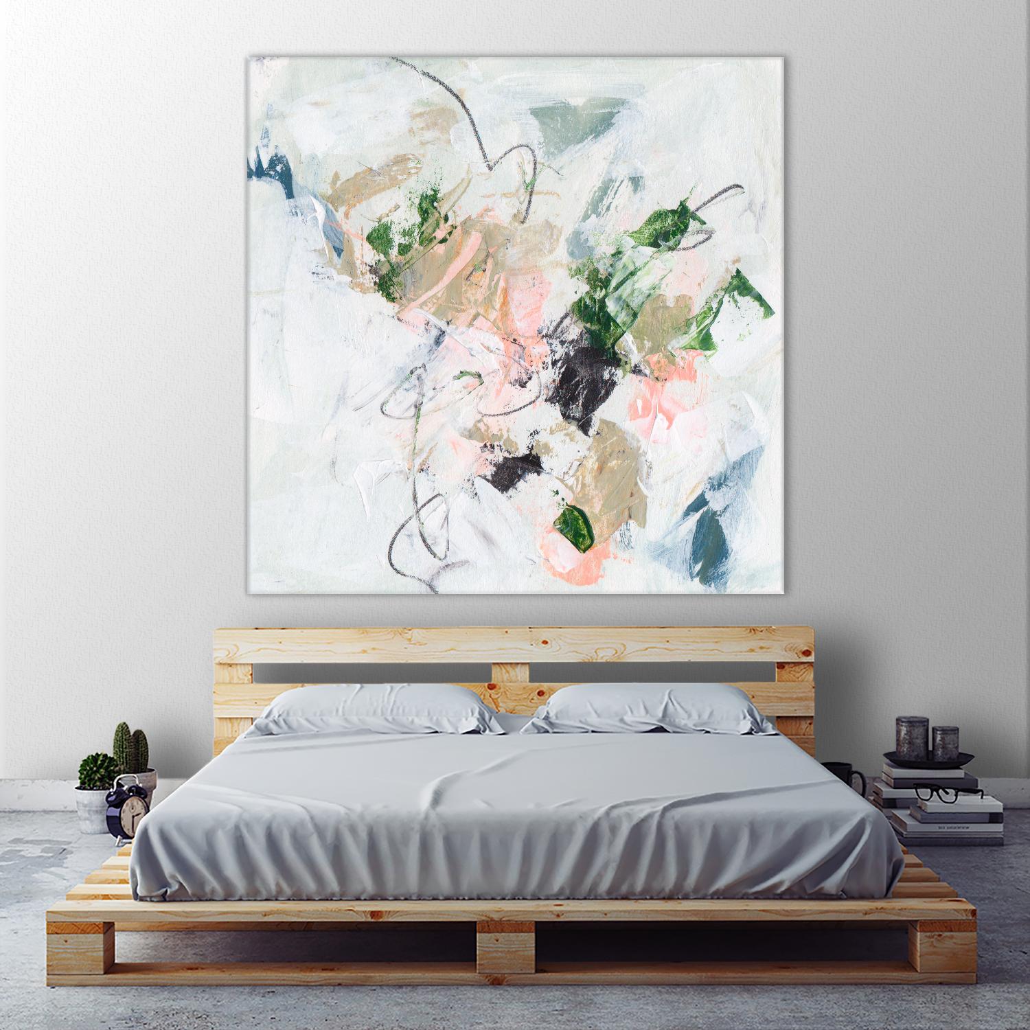 Approaching Spring IV by Melissa Wang on GIANT ART - pink abstract abstract