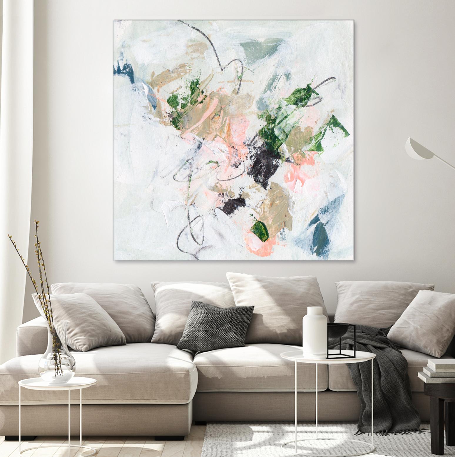 Approaching Spring IV by Melissa Wang on GIANT ART - pink abstract abstract