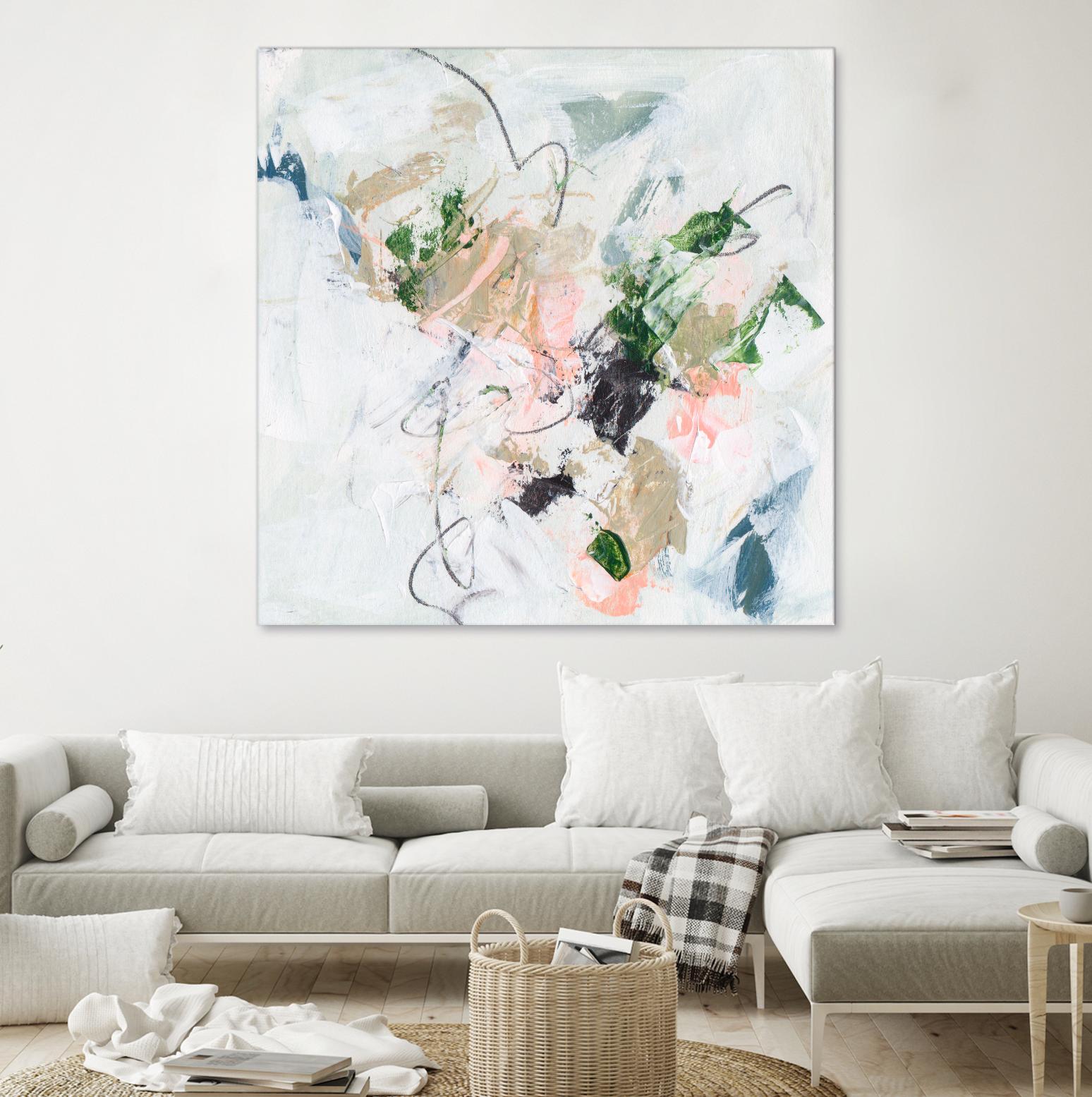 Approaching Spring IV by Melissa Wang on GIANT ART - pink abstract abstract