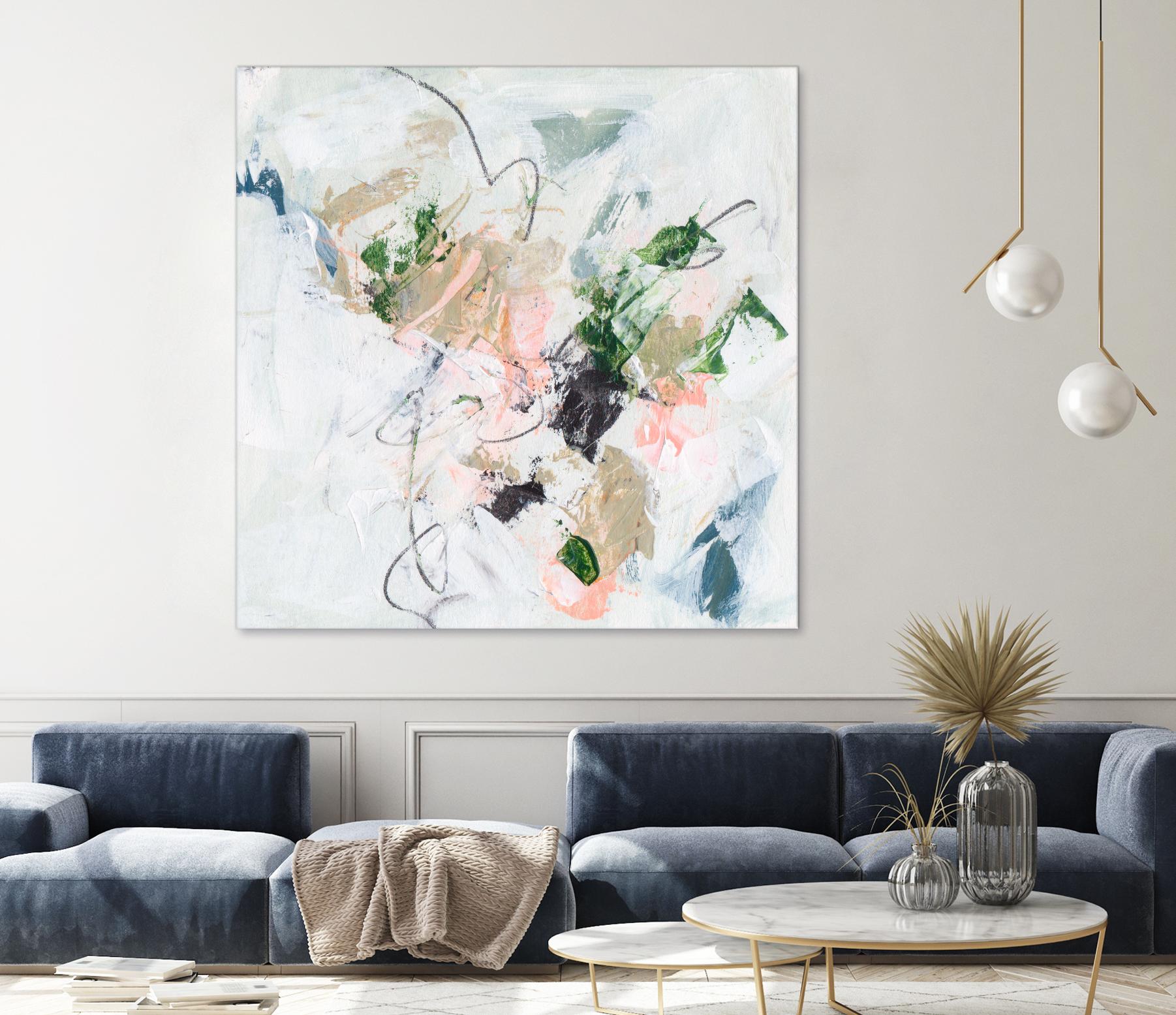 Approaching Spring IV by Melissa Wang on GIANT ART - pink abstract abstract