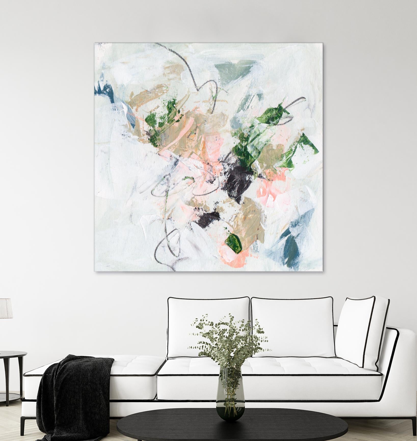 Approaching Spring IV by Melissa Wang on GIANT ART - pink abstract abstract