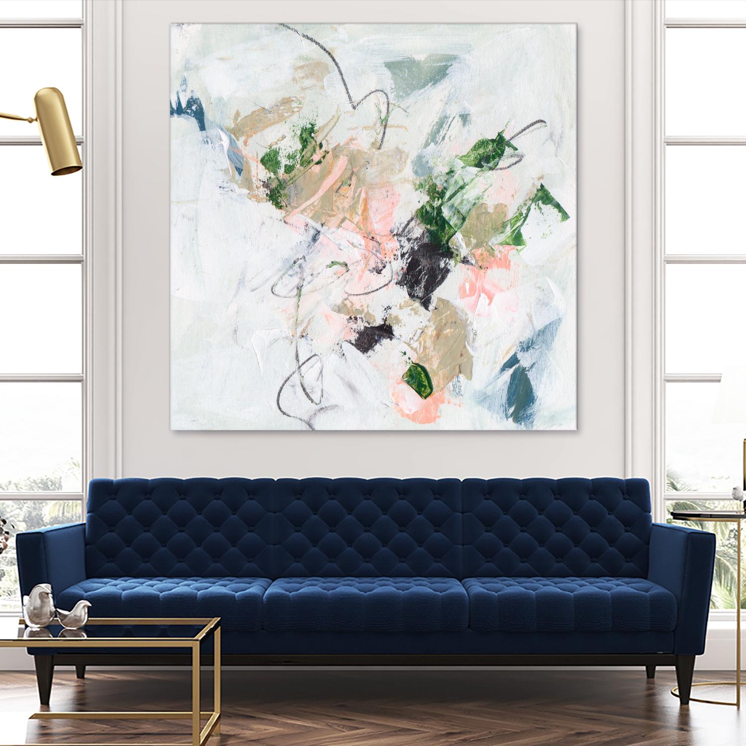 Approaching Spring IV by Melissa Wang on GIANT ART - pink abstract abstract