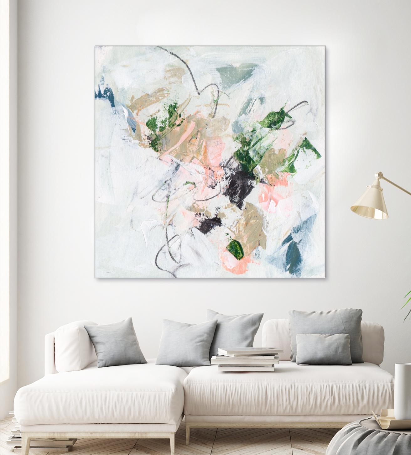 Approaching Spring IV by Melissa Wang on GIANT ART - pink abstract abstract