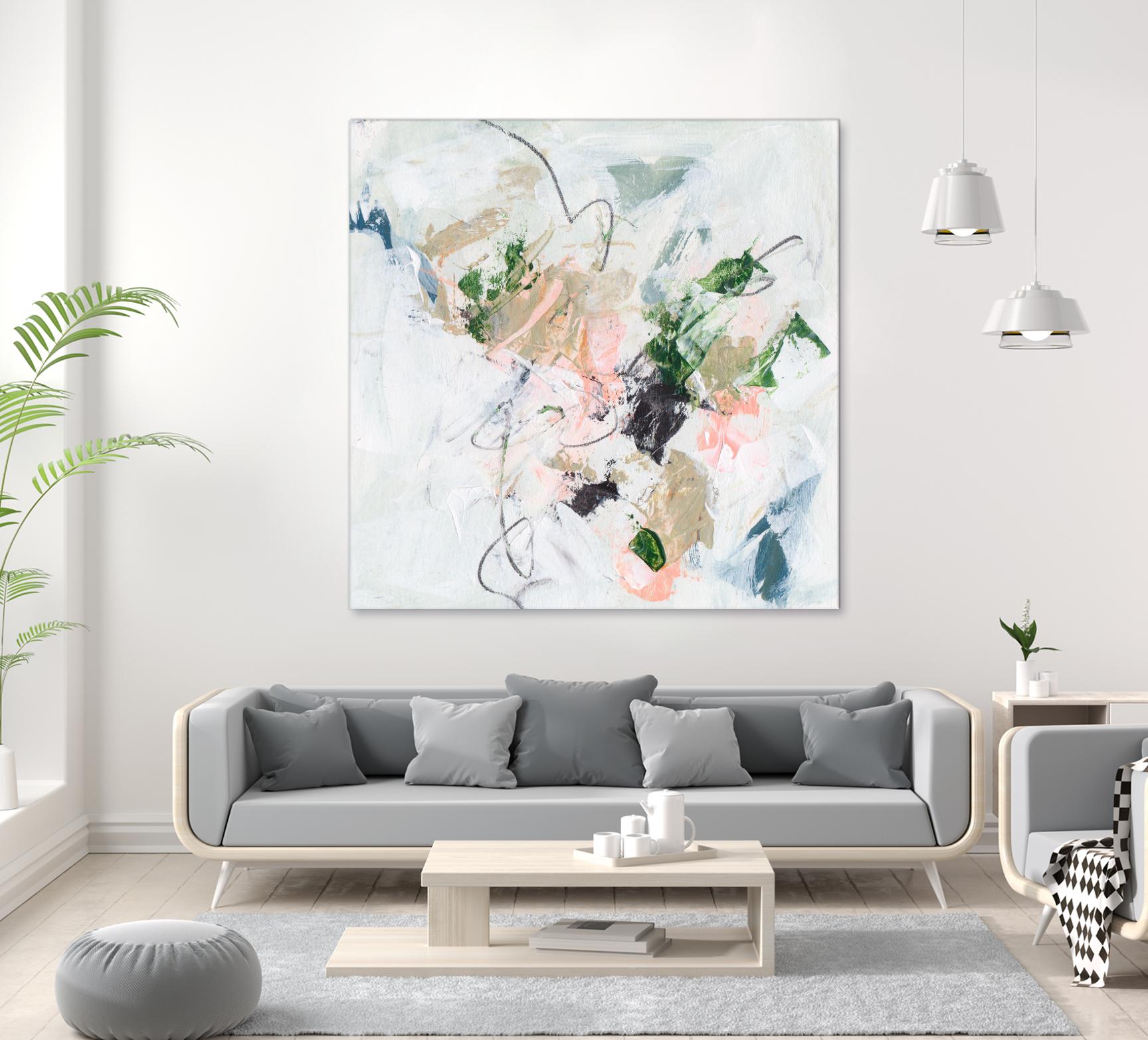Approaching Spring IV by Melissa Wang on GIANT ART - pink abstract abstract