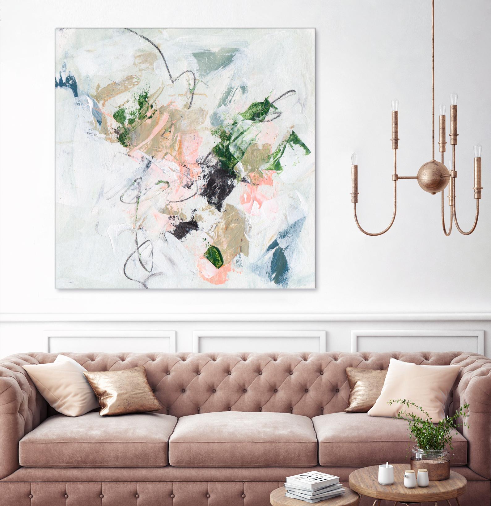 Approaching Spring IV by Melissa Wang on GIANT ART - pink abstract abstract