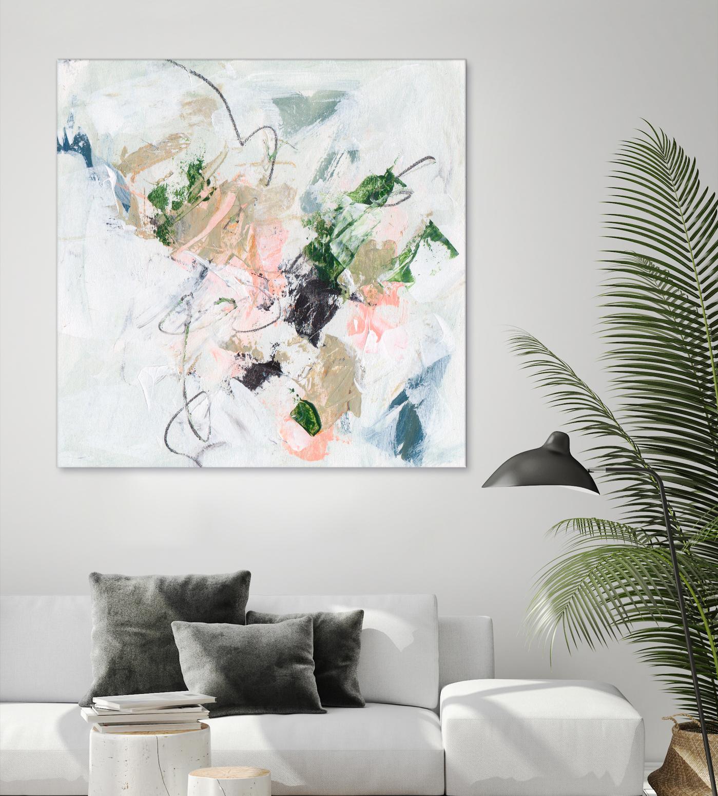 Approaching Spring IV by Melissa Wang on GIANT ART - pink abstract abstract