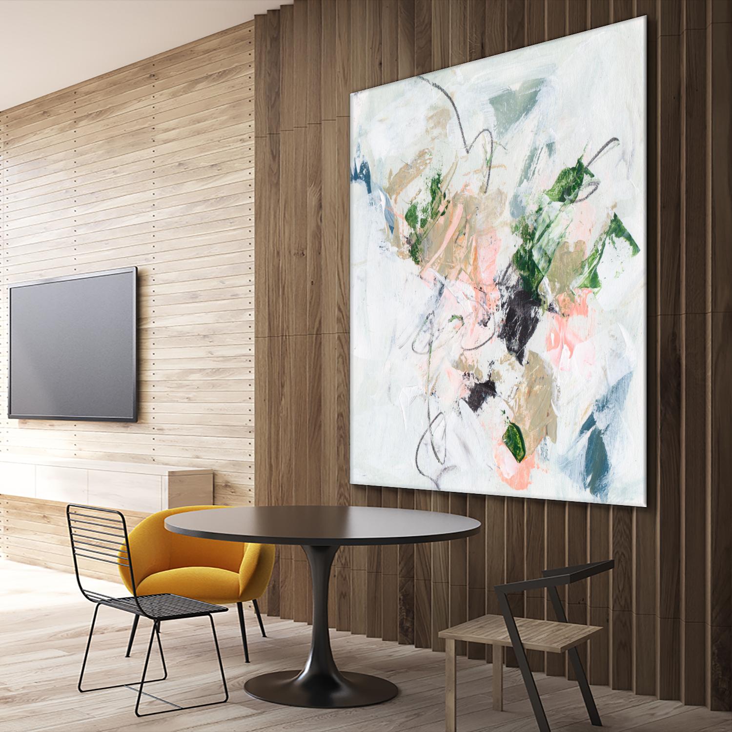 Approaching Spring IV by Melissa Wang on GIANT ART - pink abstract abstract