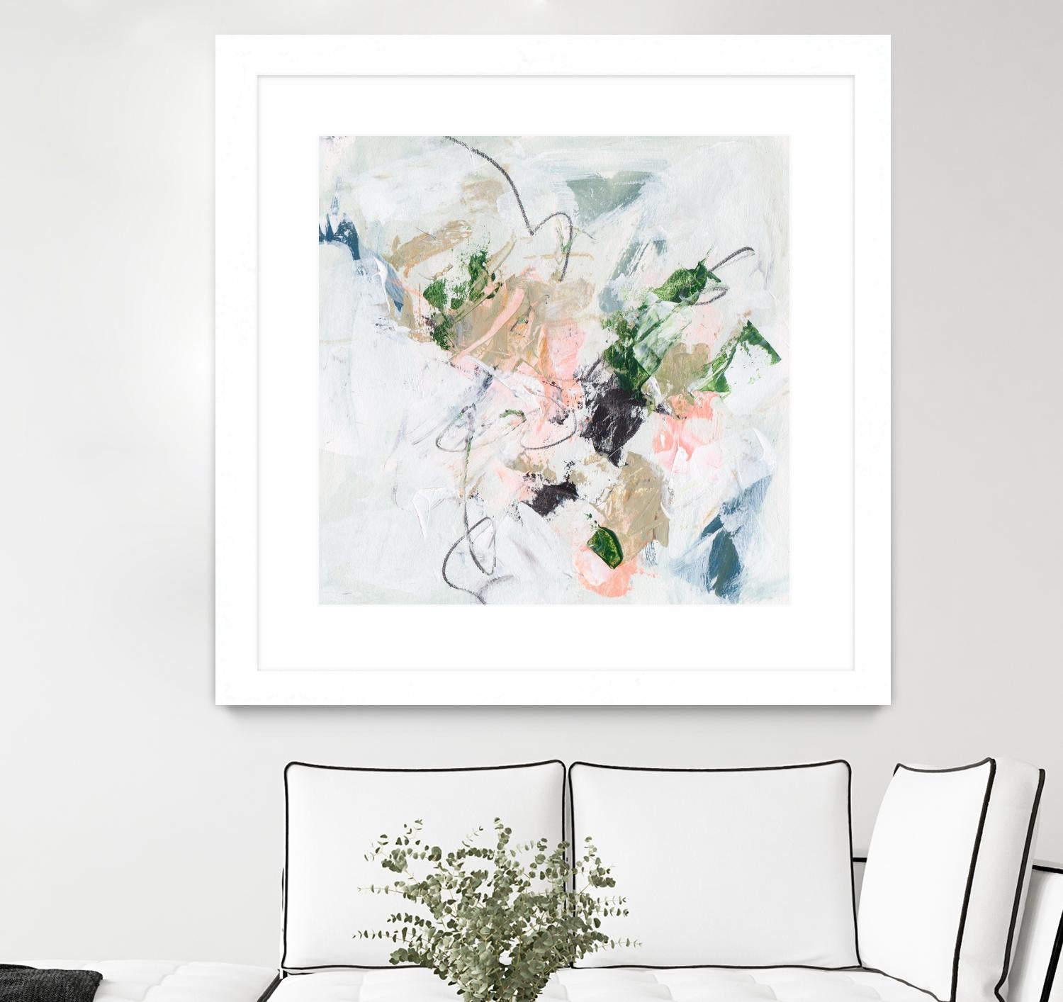 Approaching Spring IV by Melissa Wang on GIANT ART - pink abstract abstract