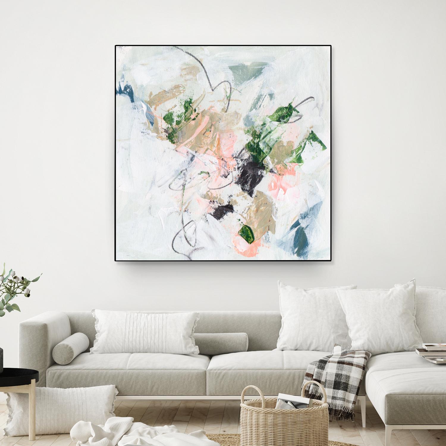 Approaching Spring IV by Melissa Wang on GIANT ART - pink abstract abstract