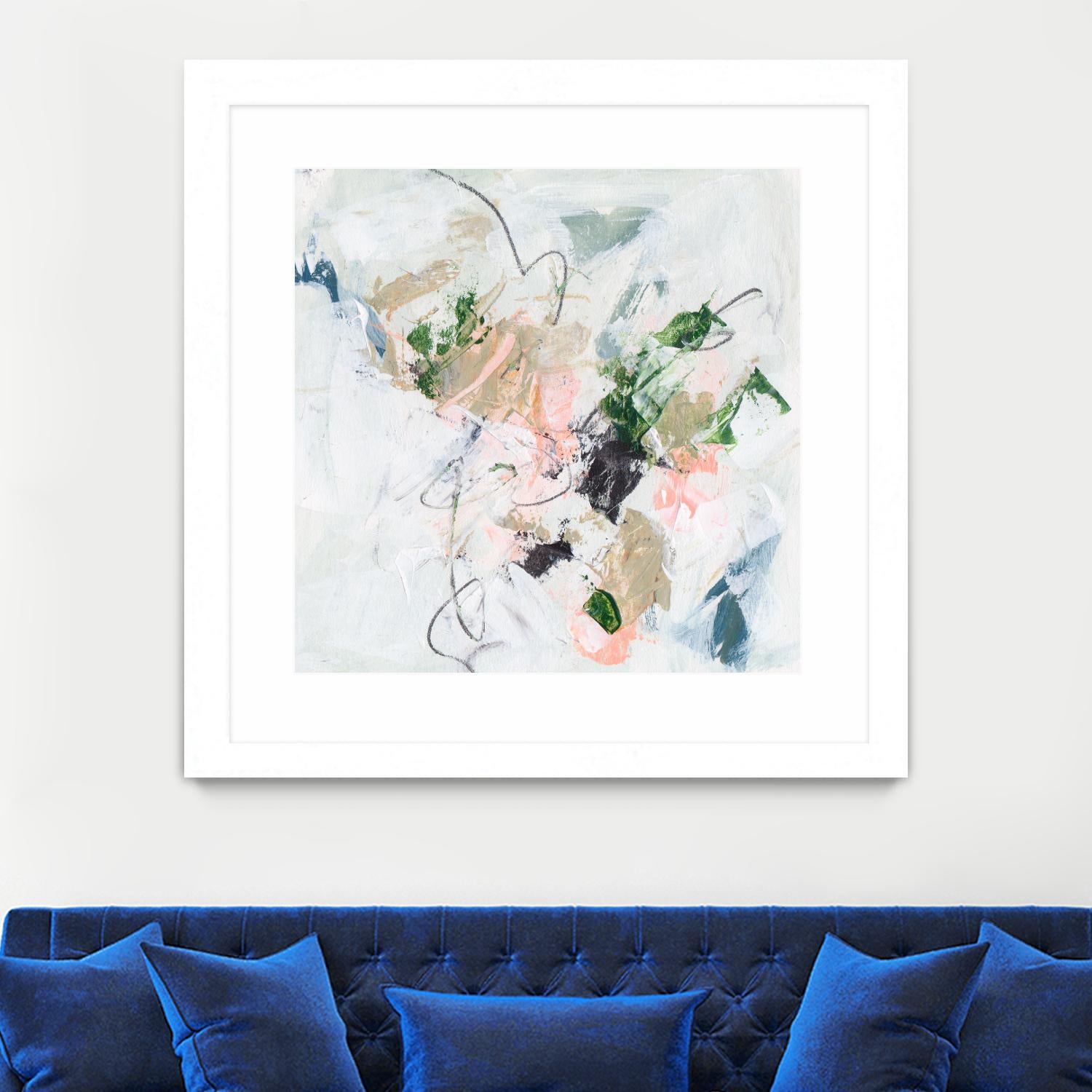 Approaching Spring IV by Melissa Wang on GIANT ART - pink abstract abstract