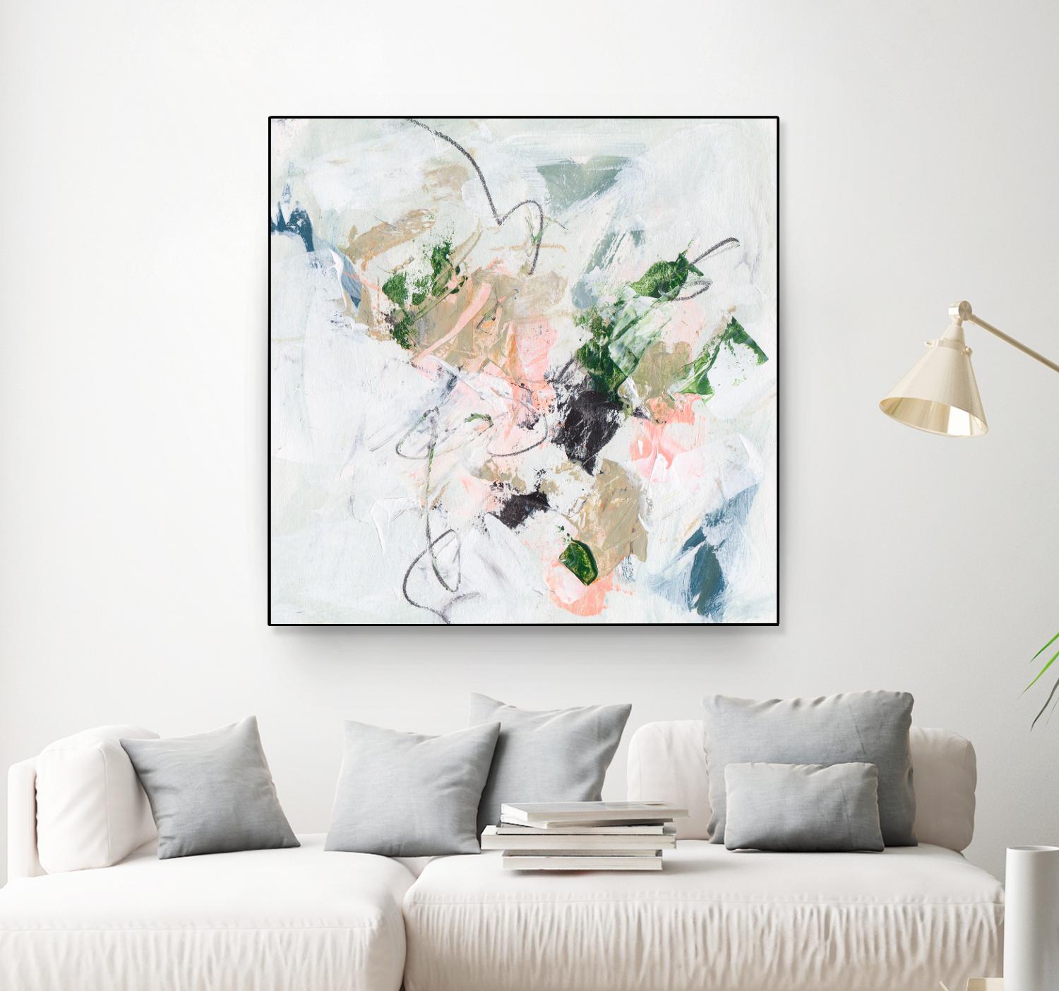 Approaching Spring IV by Melissa Wang on GIANT ART - pink abstract abstract