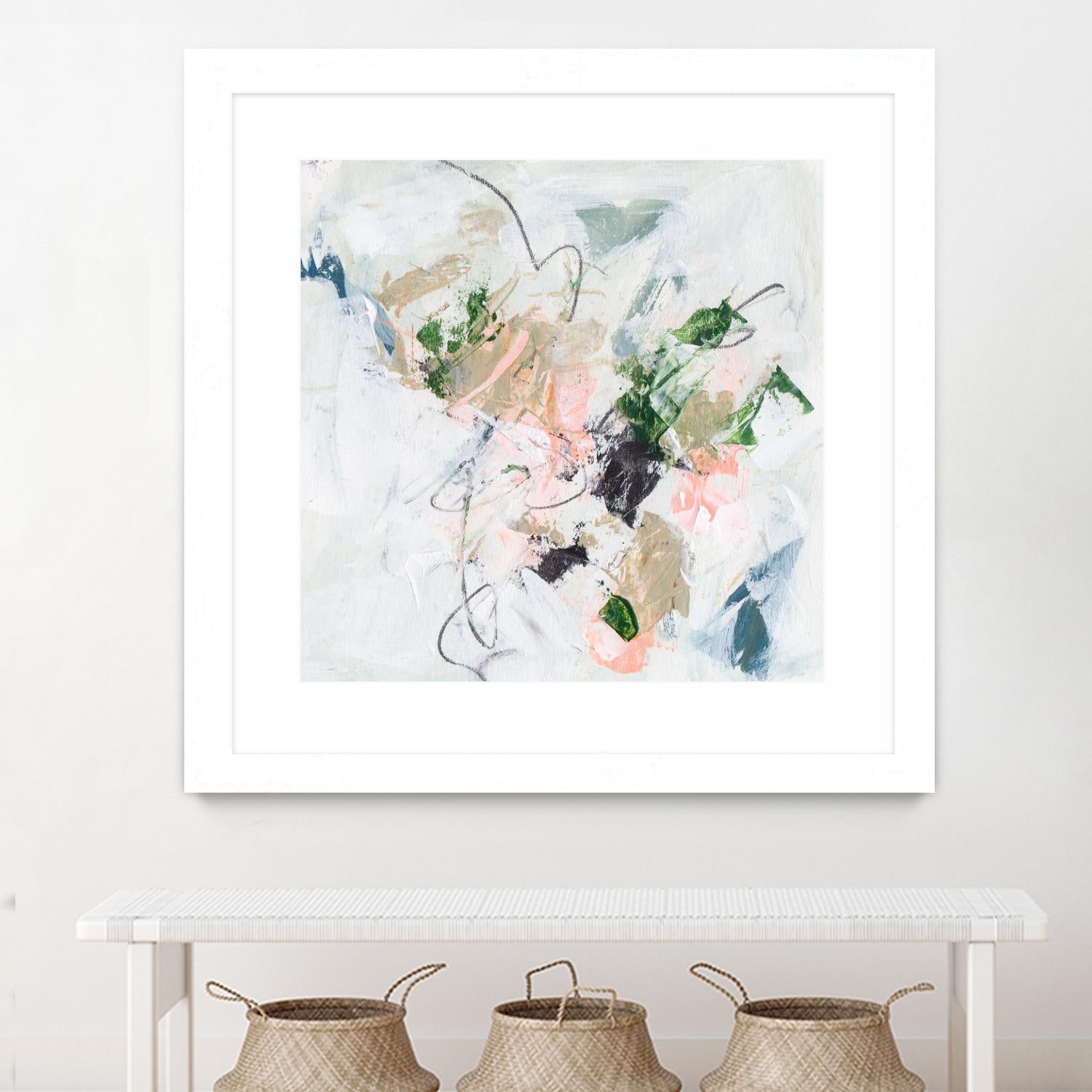 Approaching Spring IV by Melissa Wang on GIANT ART - pink abstract abstract