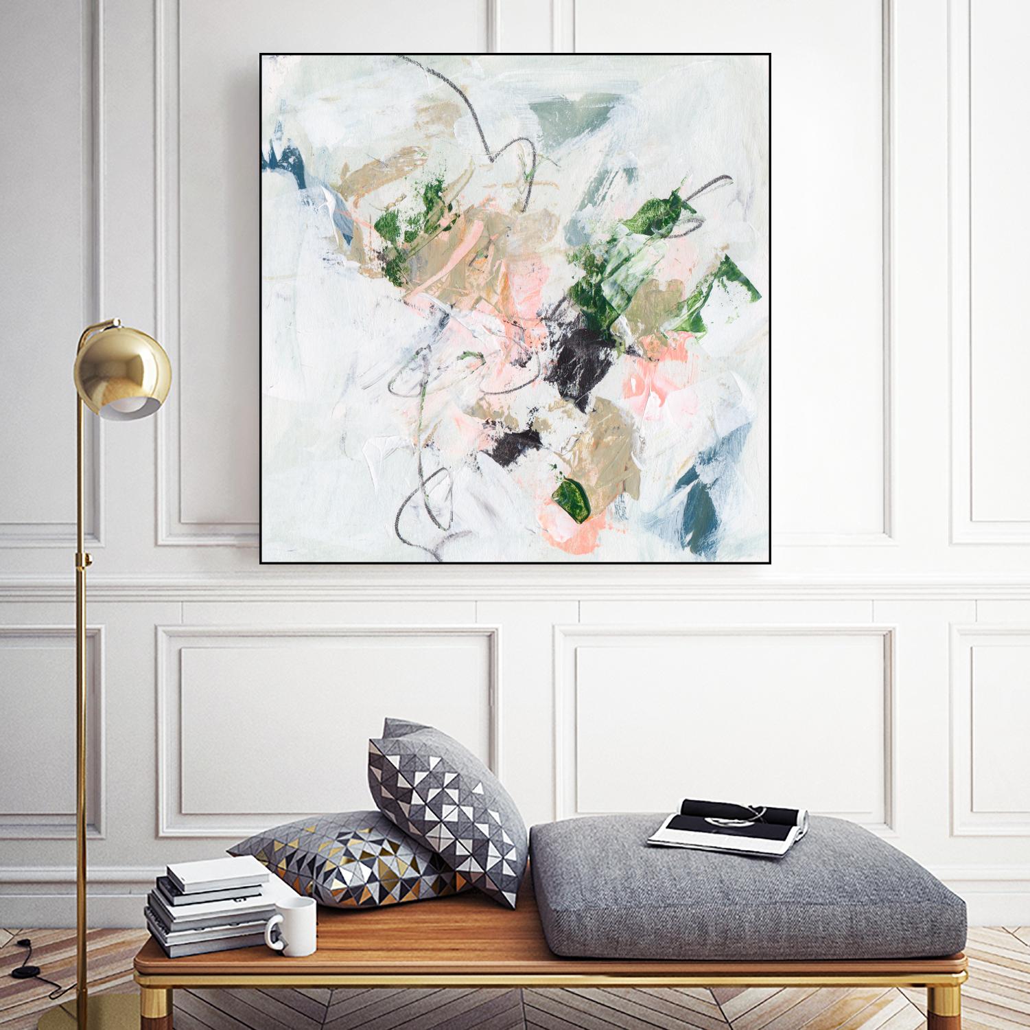 Approaching Spring IV by Melissa Wang on GIANT ART - pink abstract abstract