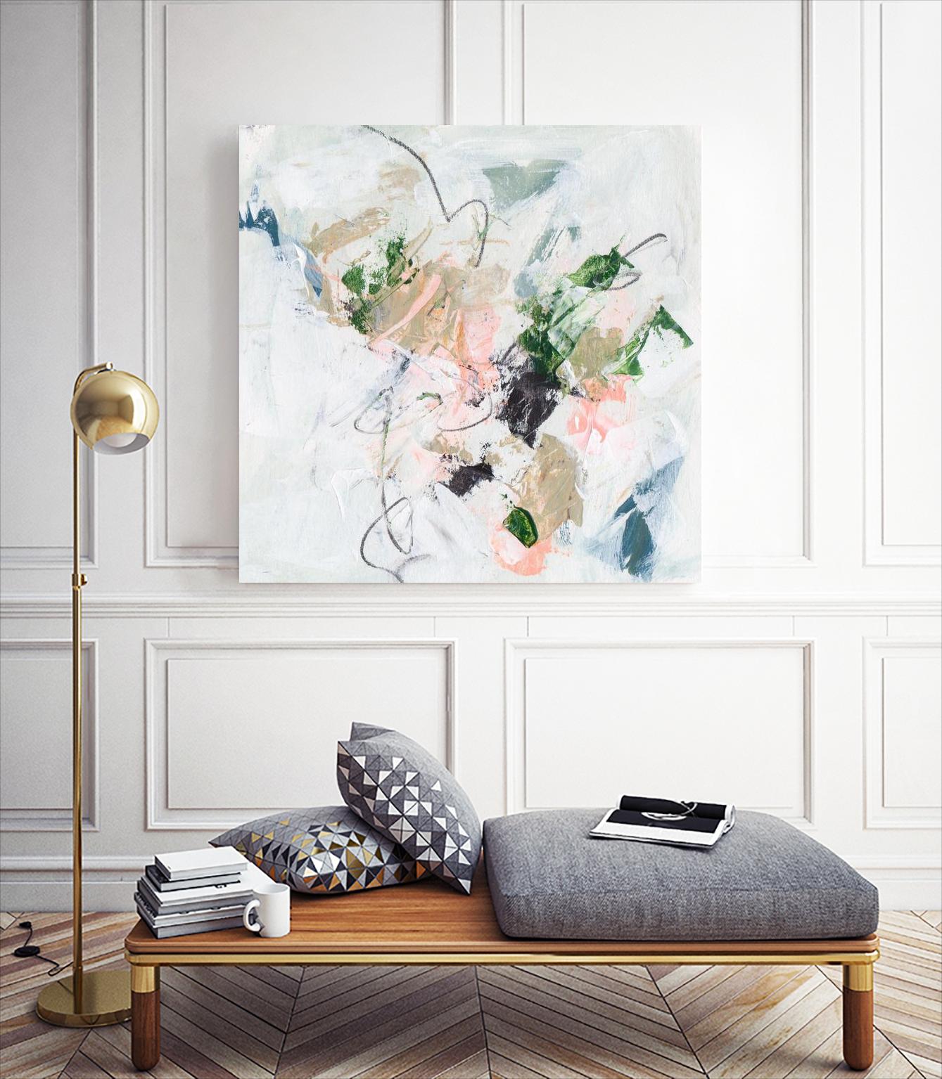 Approaching Spring IV by Melissa Wang on GIANT ART - pink abstract abstract