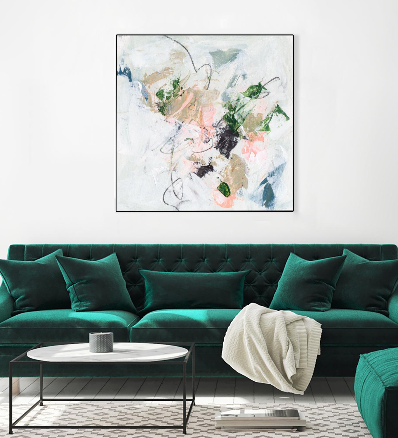Approaching Spring IV by Melissa Wang on GIANT ART - pink abstract abstract