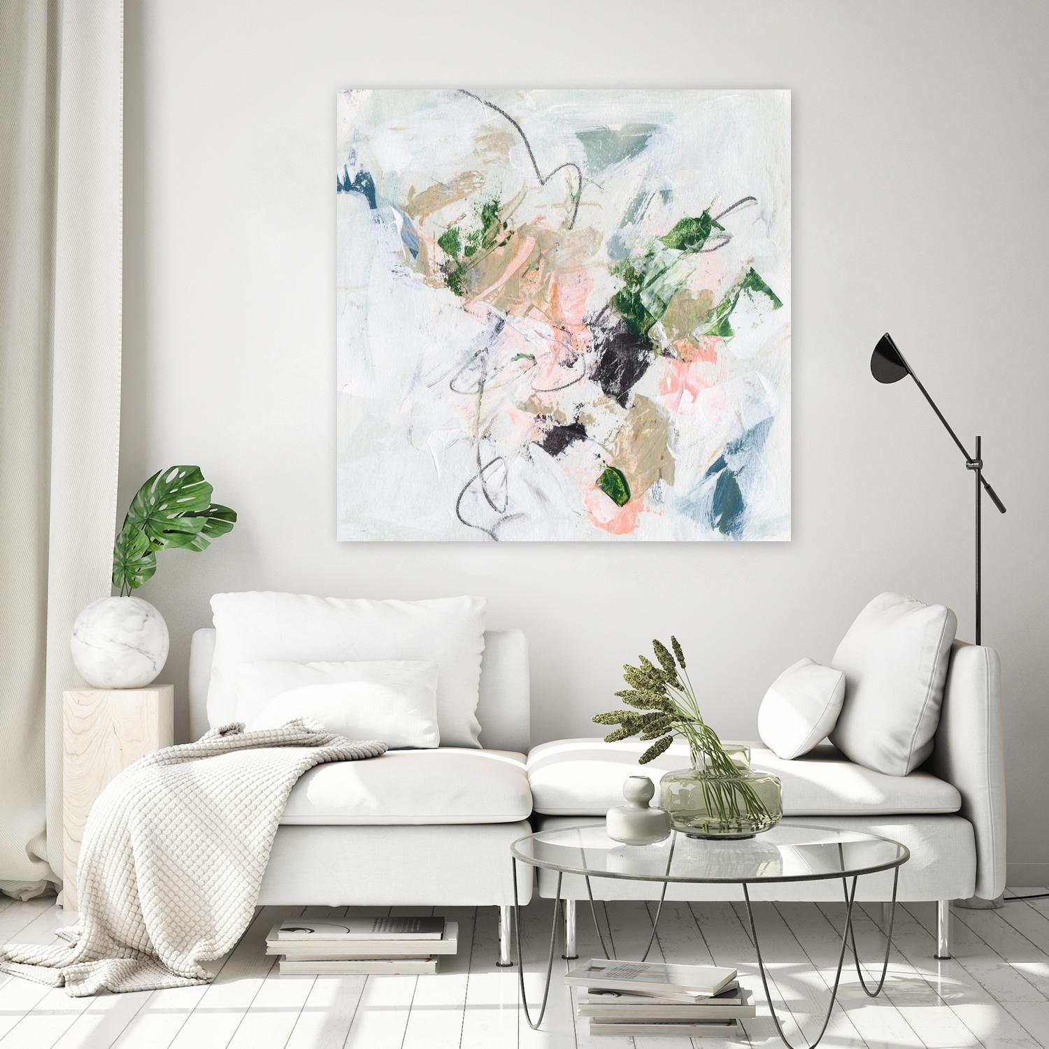 Approaching Spring IV by Melissa Wang on GIANT ART - pink abstract abstract