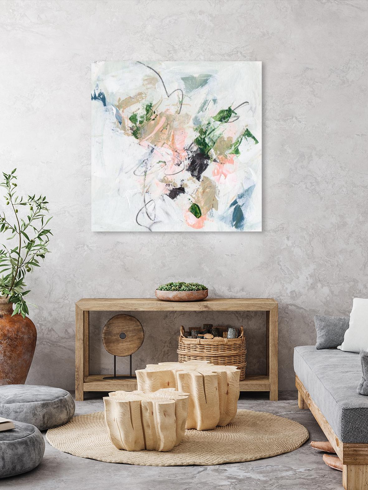 Approaching Spring IV by Melissa Wang on GIANT ART - pink abstract abstract