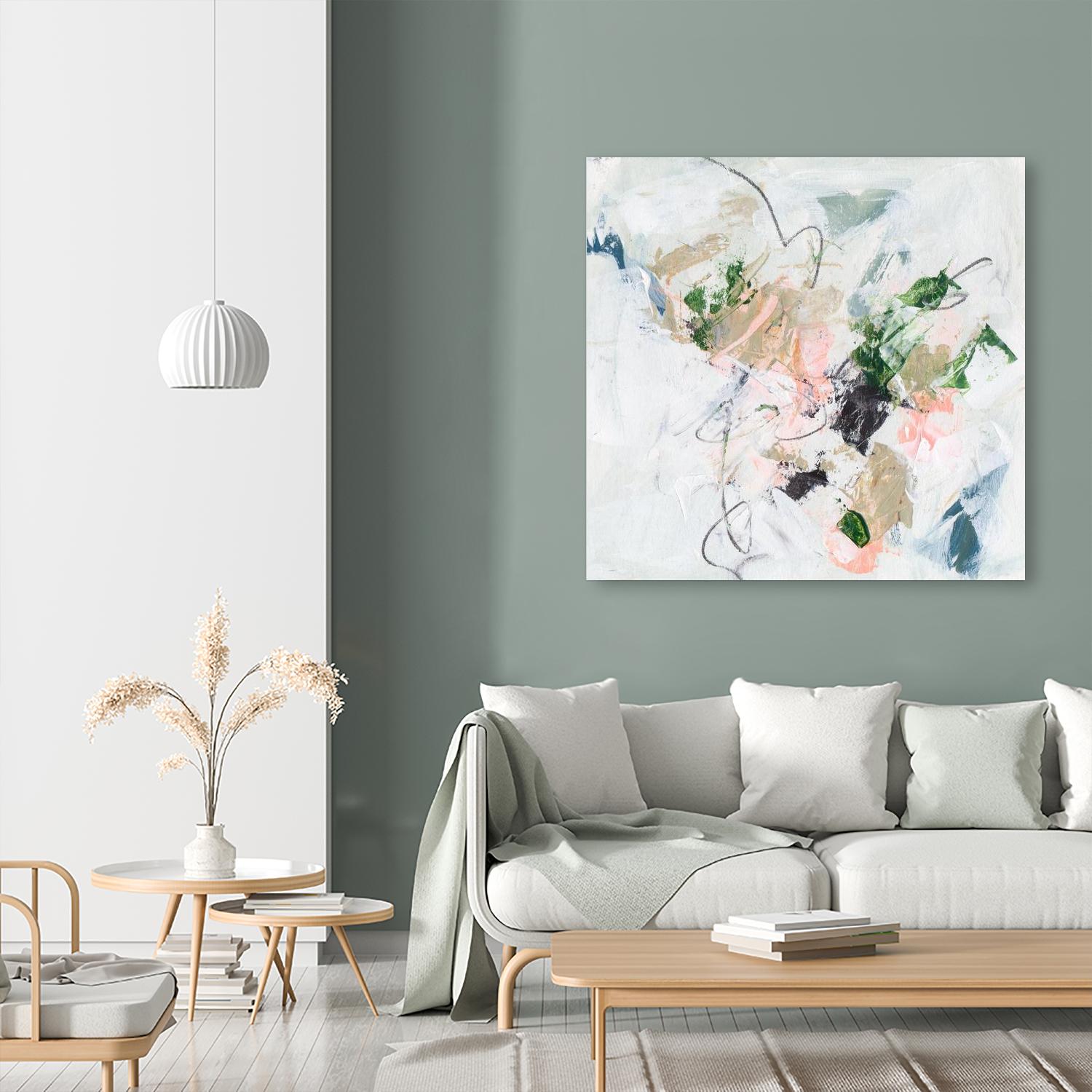 Approaching Spring IV by Melissa Wang on GIANT ART - pink abstract abstract