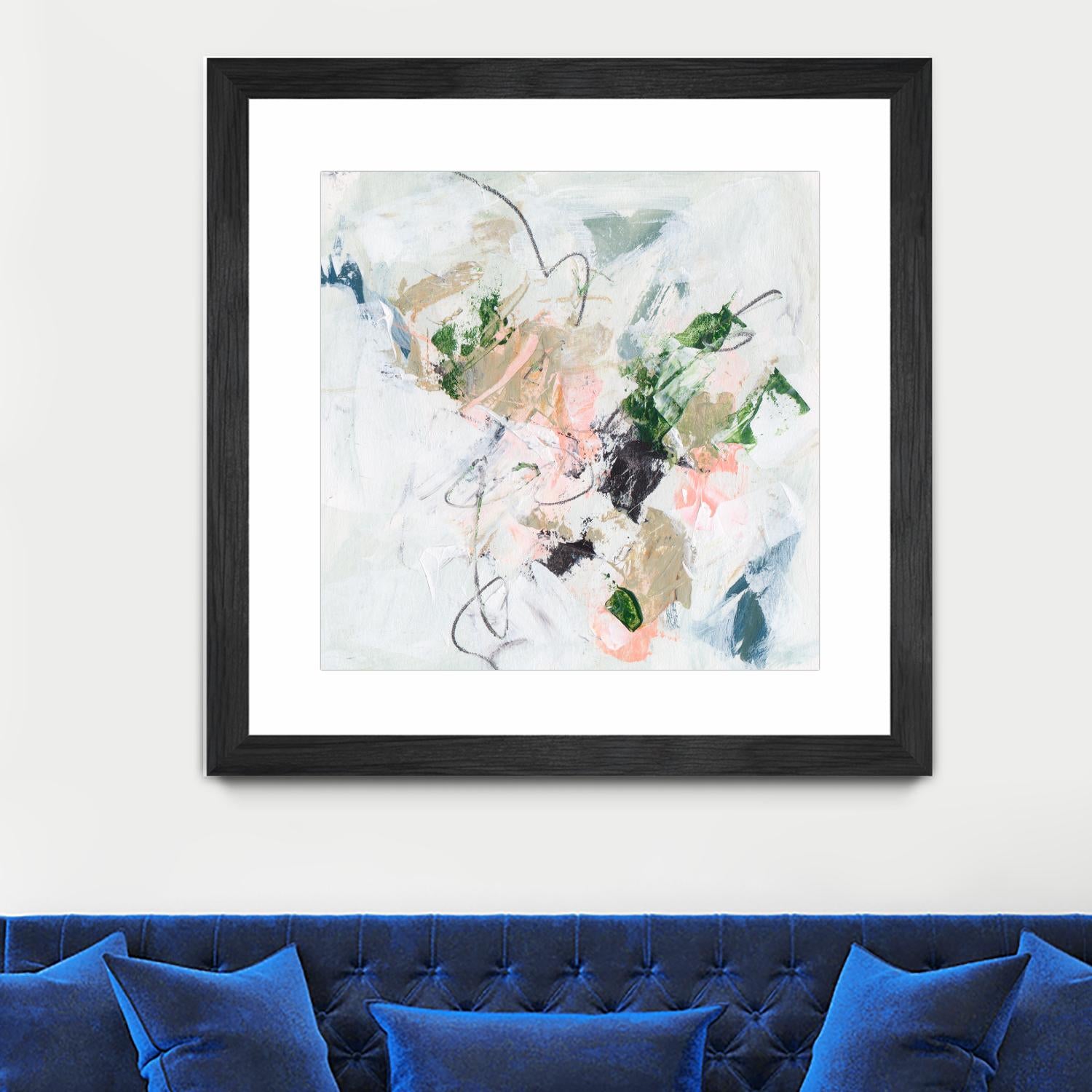 Approaching Spring IV by Melissa Wang on GIANT ART - pink abstract abstract