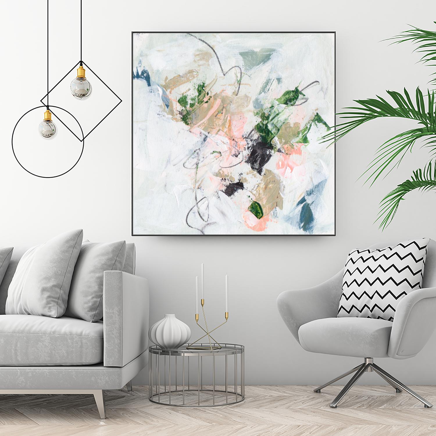 Approaching Spring IV by Melissa Wang on GIANT ART - pink abstract abstract