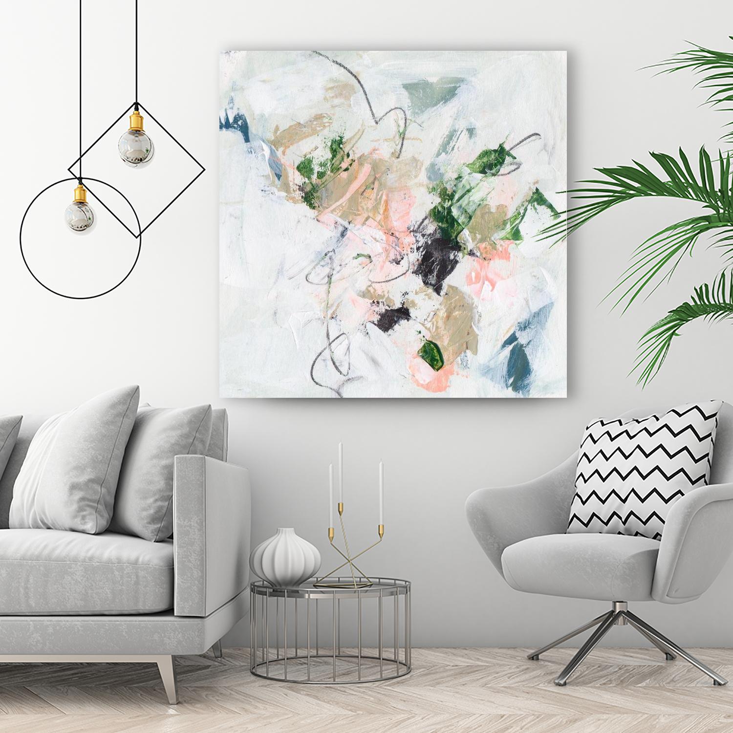 Approaching Spring IV by Melissa Wang on GIANT ART - pink abstract abstract