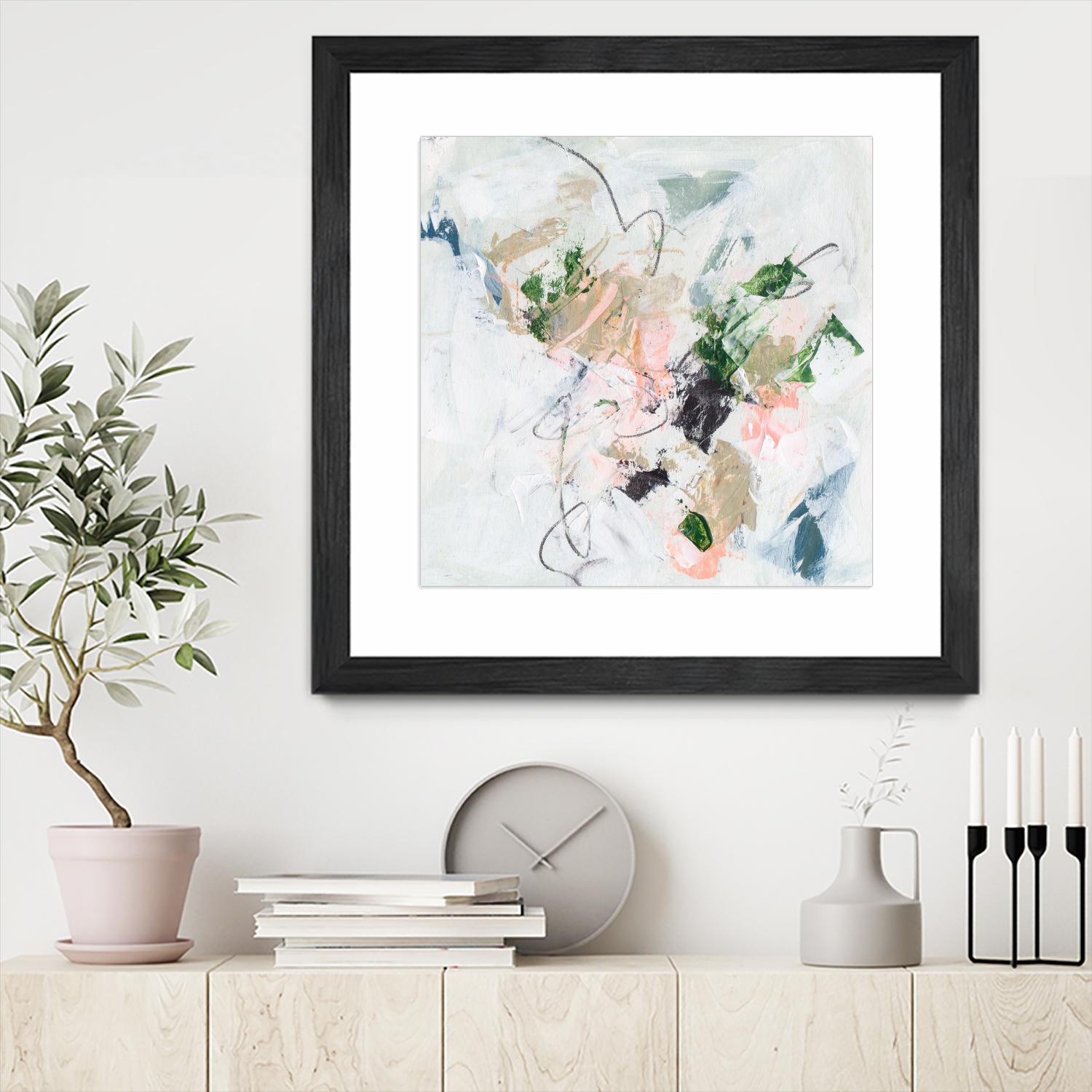 Approaching Spring IV by Melissa Wang on GIANT ART - pink abstract abstract