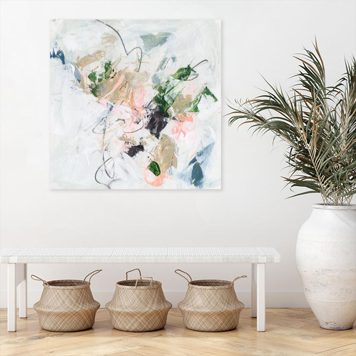 Approaching Spring IV by Melissa Wang on GIANT ART - pink abstract abstract