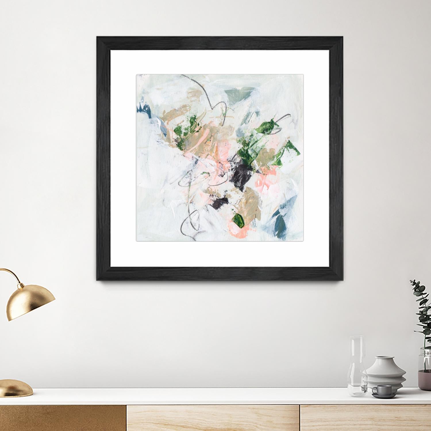 Approaching Spring IV by Melissa Wang on GIANT ART - pink abstract abstract