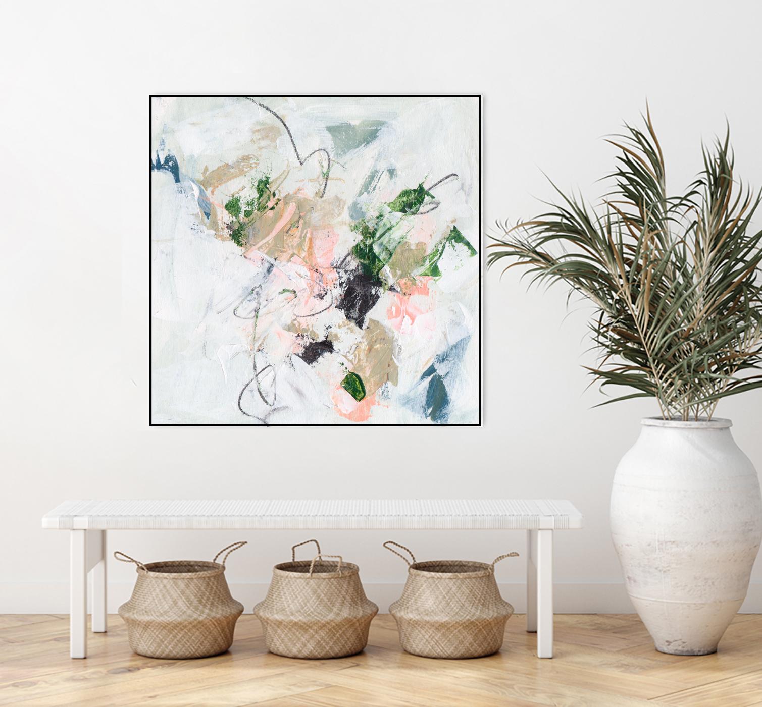 Approaching Spring IV by Melissa Wang on GIANT ART - pink abstract abstract