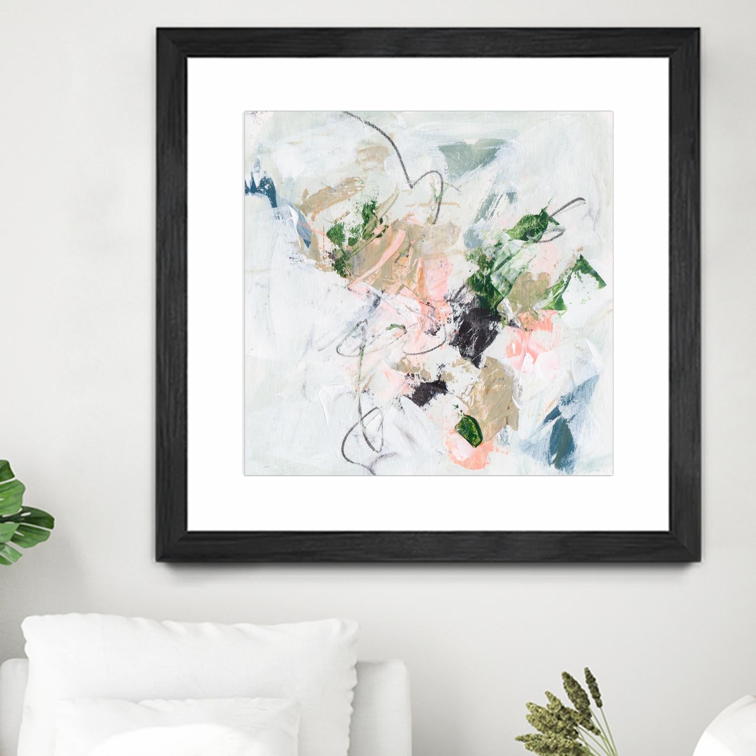 Approaching Spring IV by Melissa Wang on GIANT ART - pink abstract abstract
