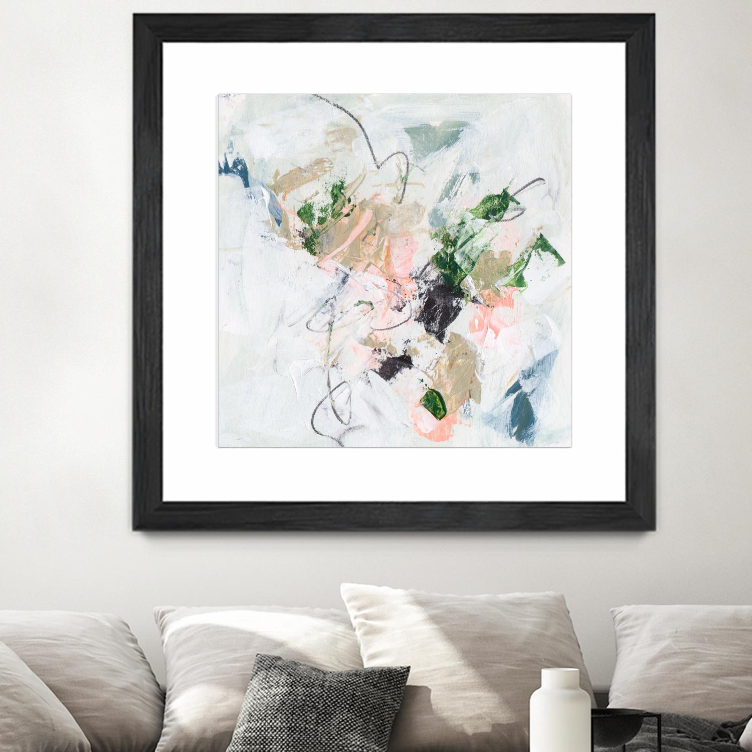 Approaching Spring IV by Melissa Wang on GIANT ART - pink abstract abstract