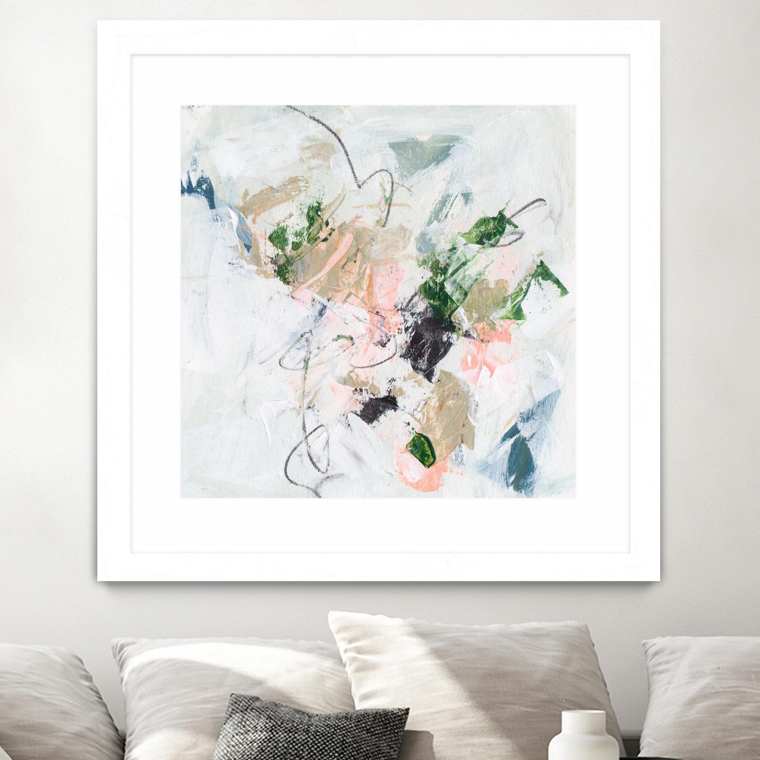 Approaching Spring IV by Melissa Wang on GIANT ART - pink abstract abstract