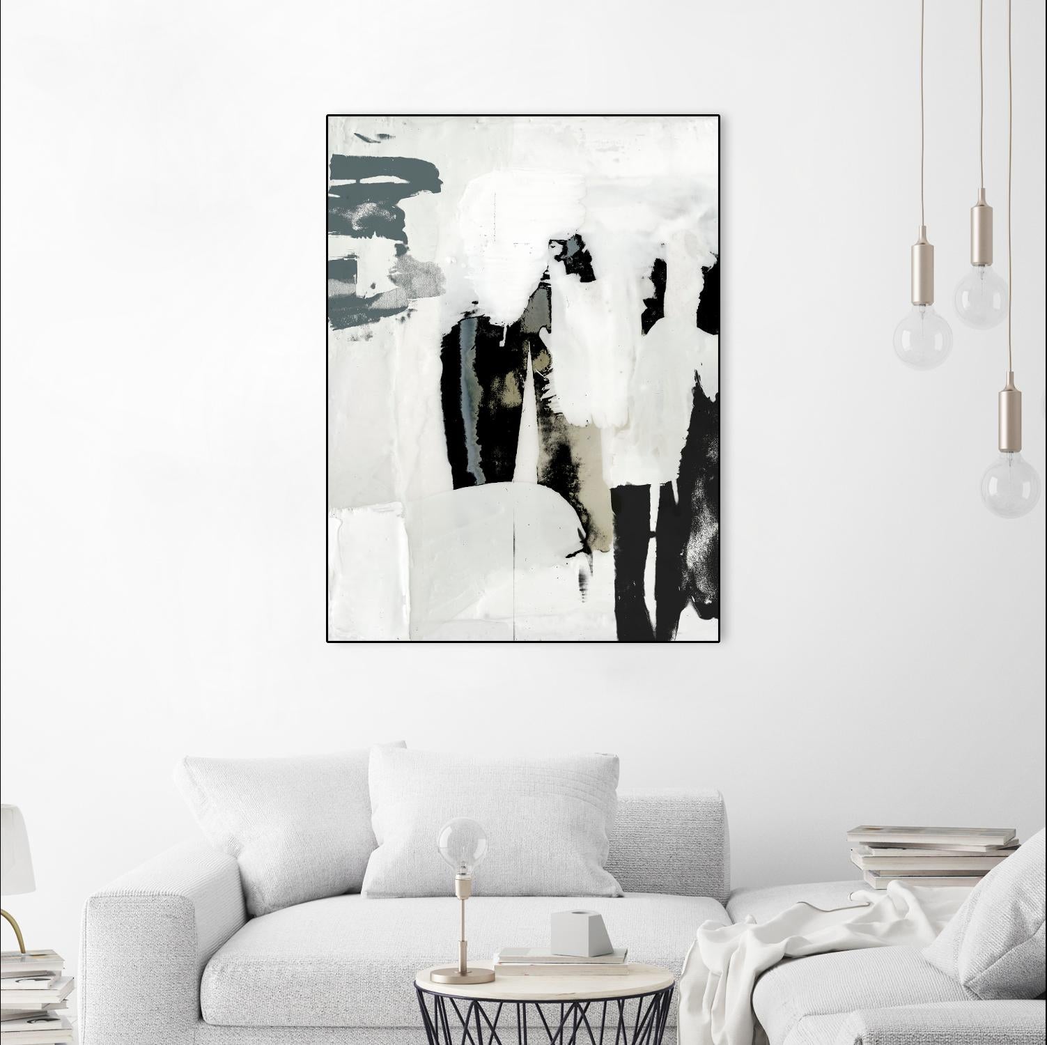 Broken Window I by Jennifer Goldberger on GIANT ART - beige abstract abstract