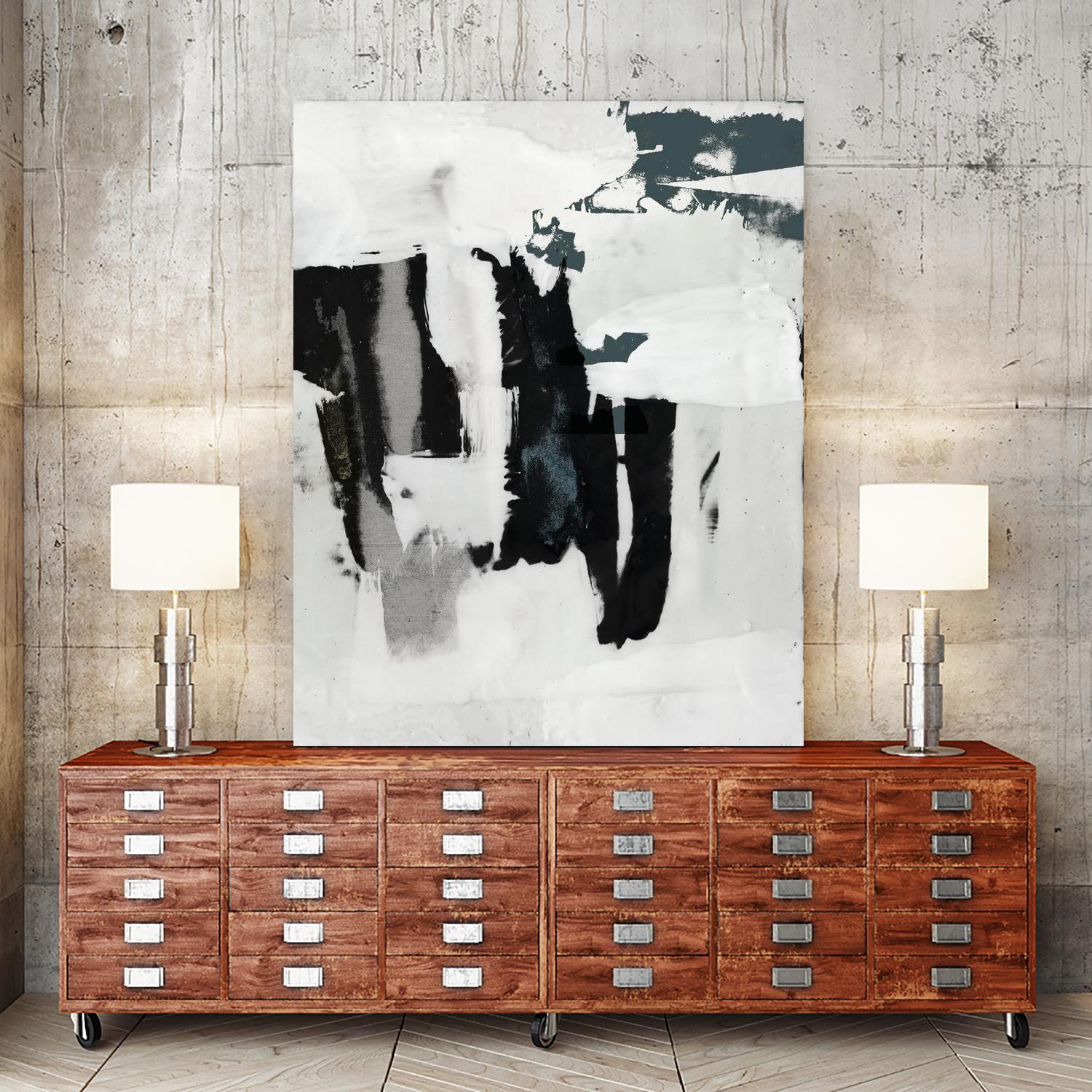 Broken Window II by Jennifer Goldberger on GIANT ART - white abstract abstract