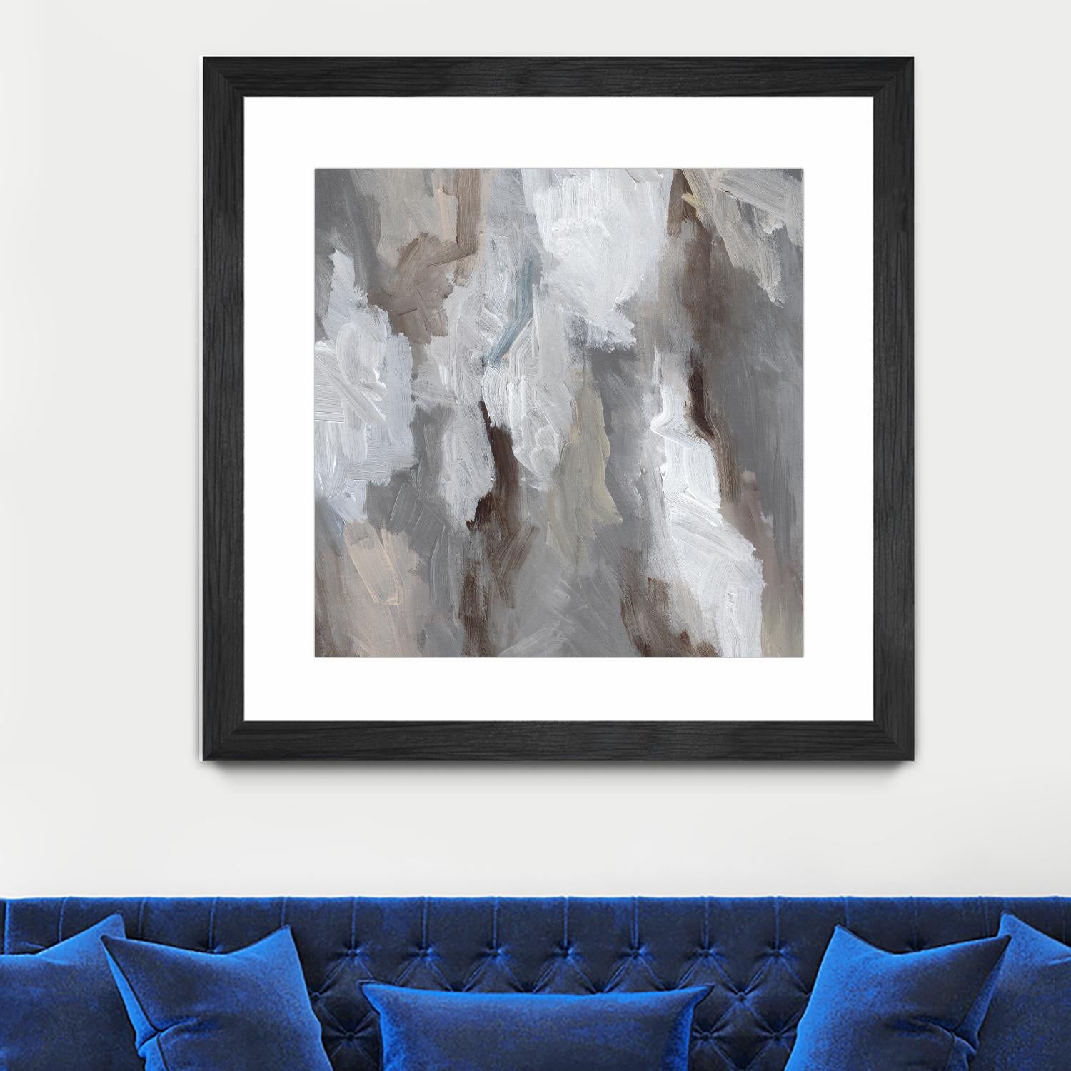 Cloudy Shapes I by Jennifer Parker on GIANT ART - beige abstract