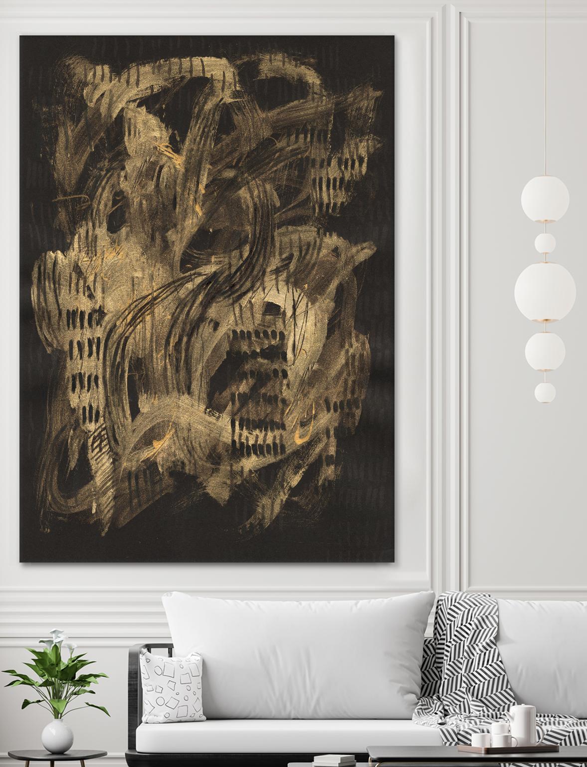 Velocity by Lori Arbel on GIANT ART - gold abstract abstract