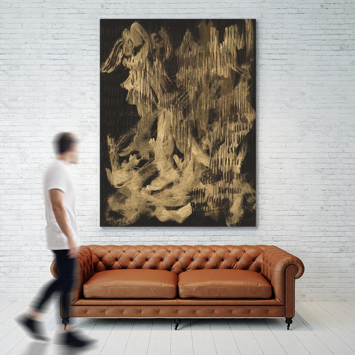 Witchery by Lori Arbel on GIANT ART - gold abstract abstract