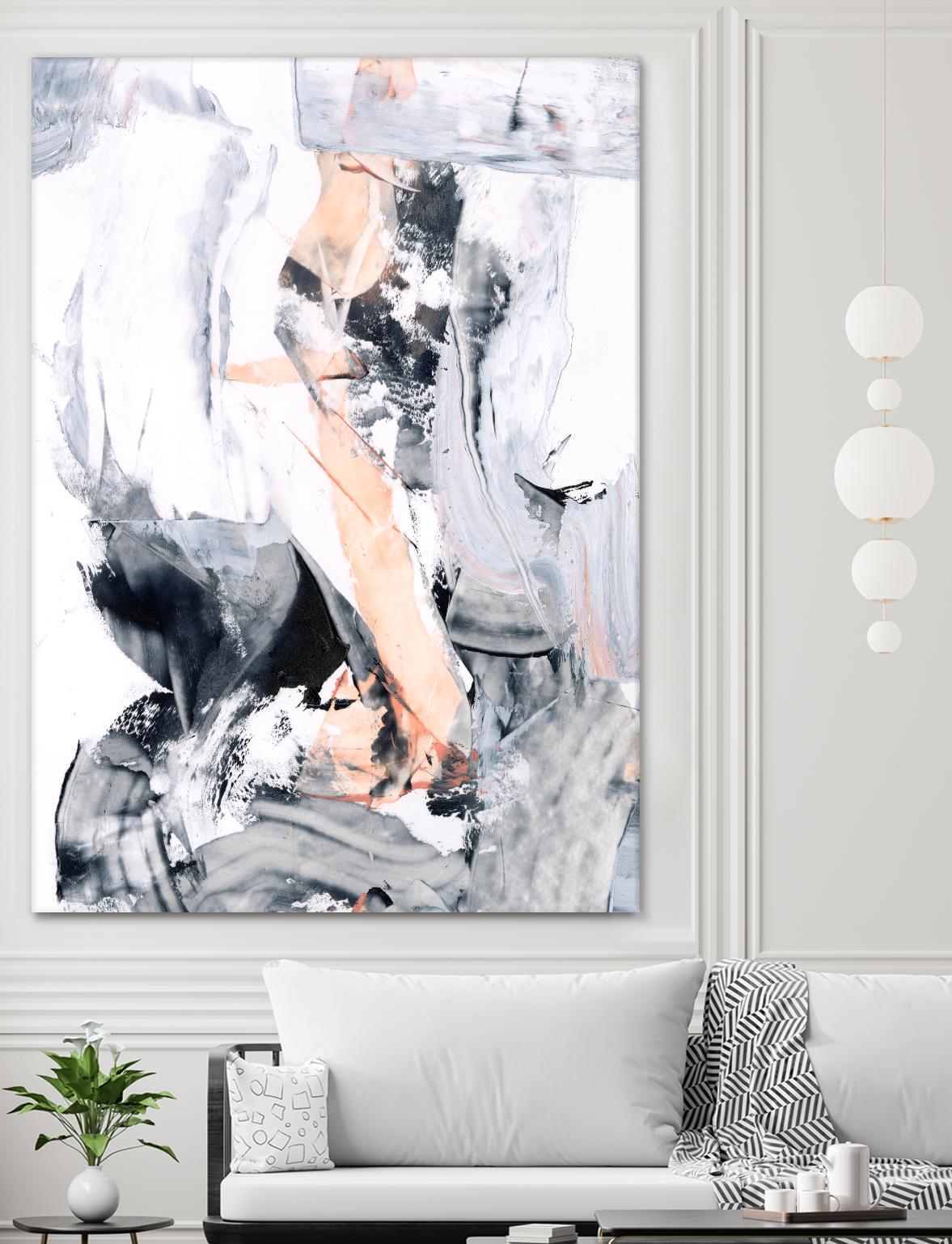 Blush Flame II by Ethan Harper on GIANT ART - white abstract abstract