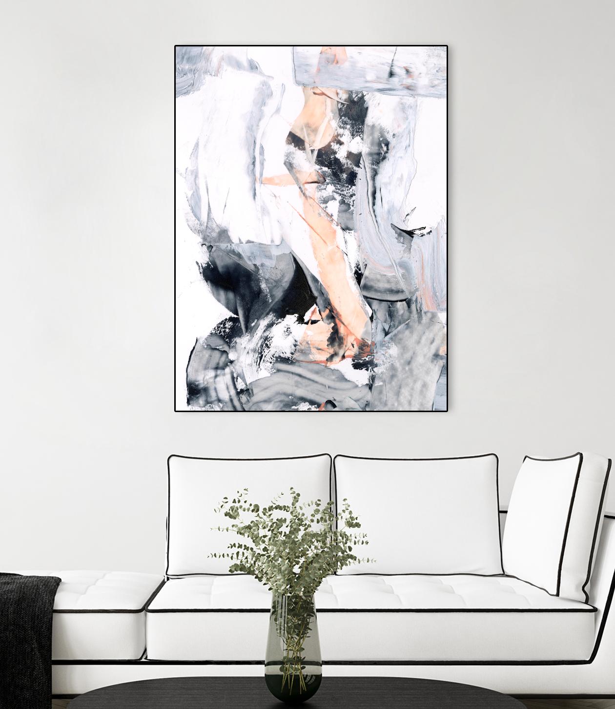 Blush Flame II by Ethan Harper on GIANT ART - white abstract abstract