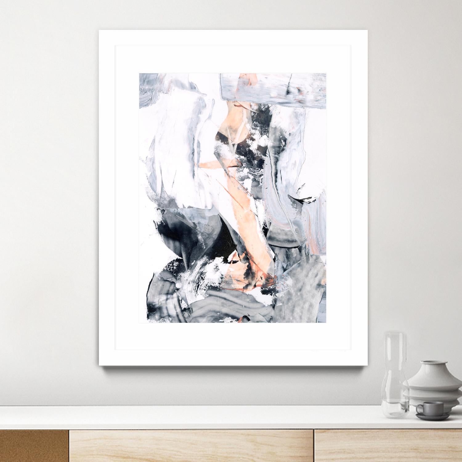 Blush Flame II by Ethan Harper on GIANT ART - white abstract abstract