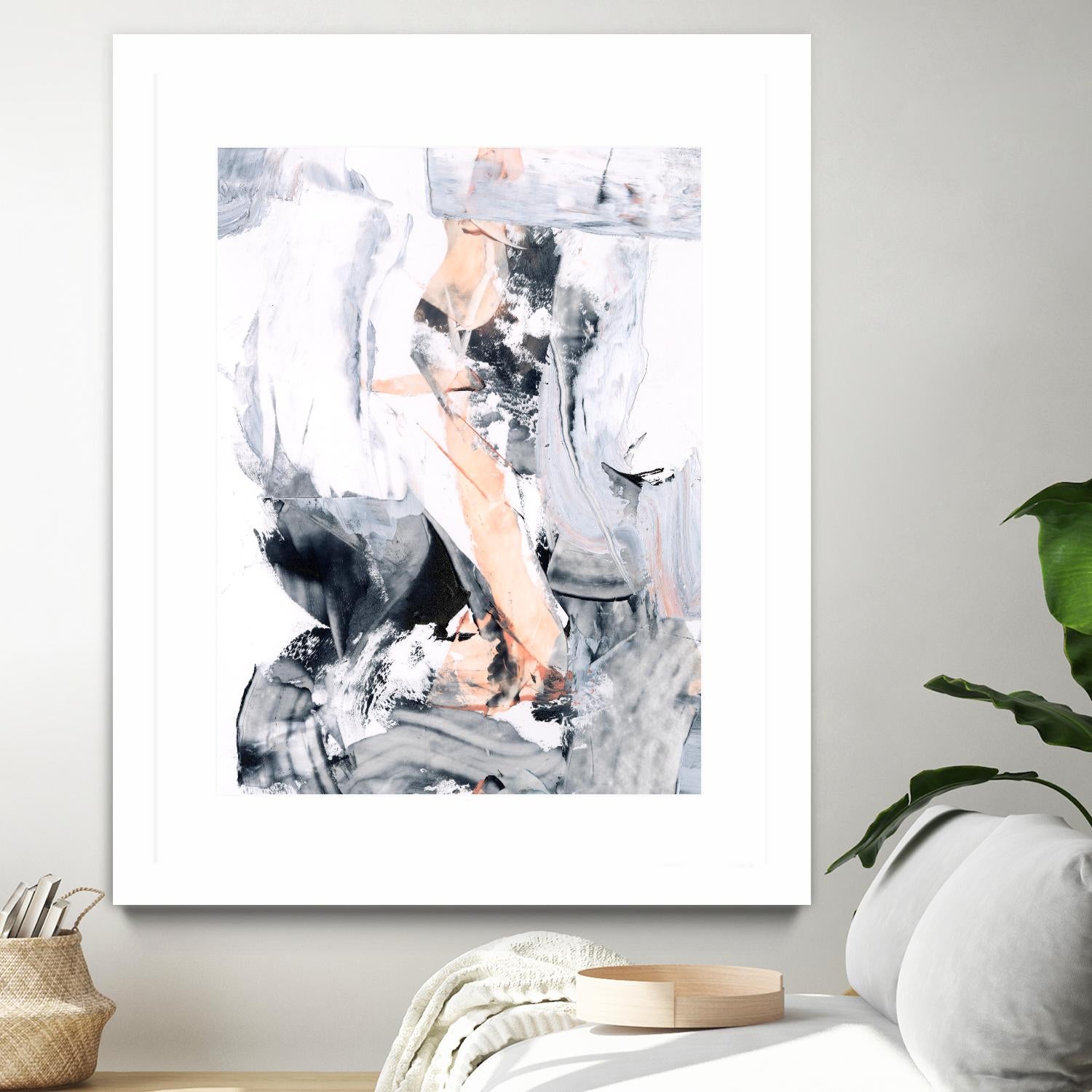 Blush Flame II by Ethan Harper on GIANT ART - white abstract abstract