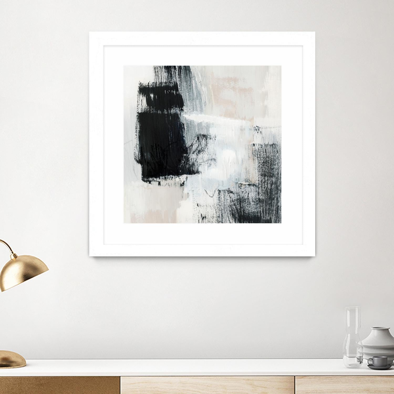 Fria I by Victoria Barnes on GIANT ART - beige abstract abstract