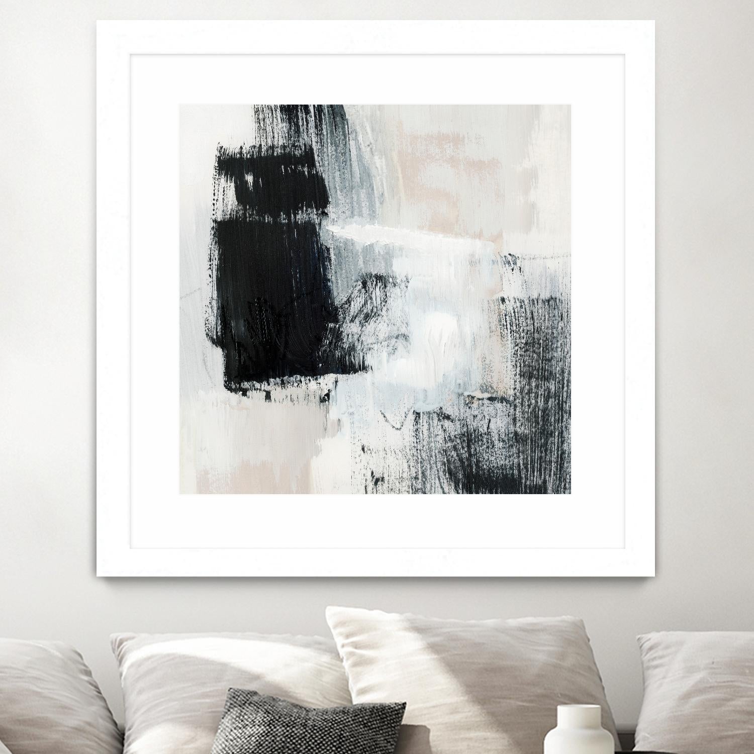 Fria I by Victoria Barnes on GIANT ART - beige abstract abstract