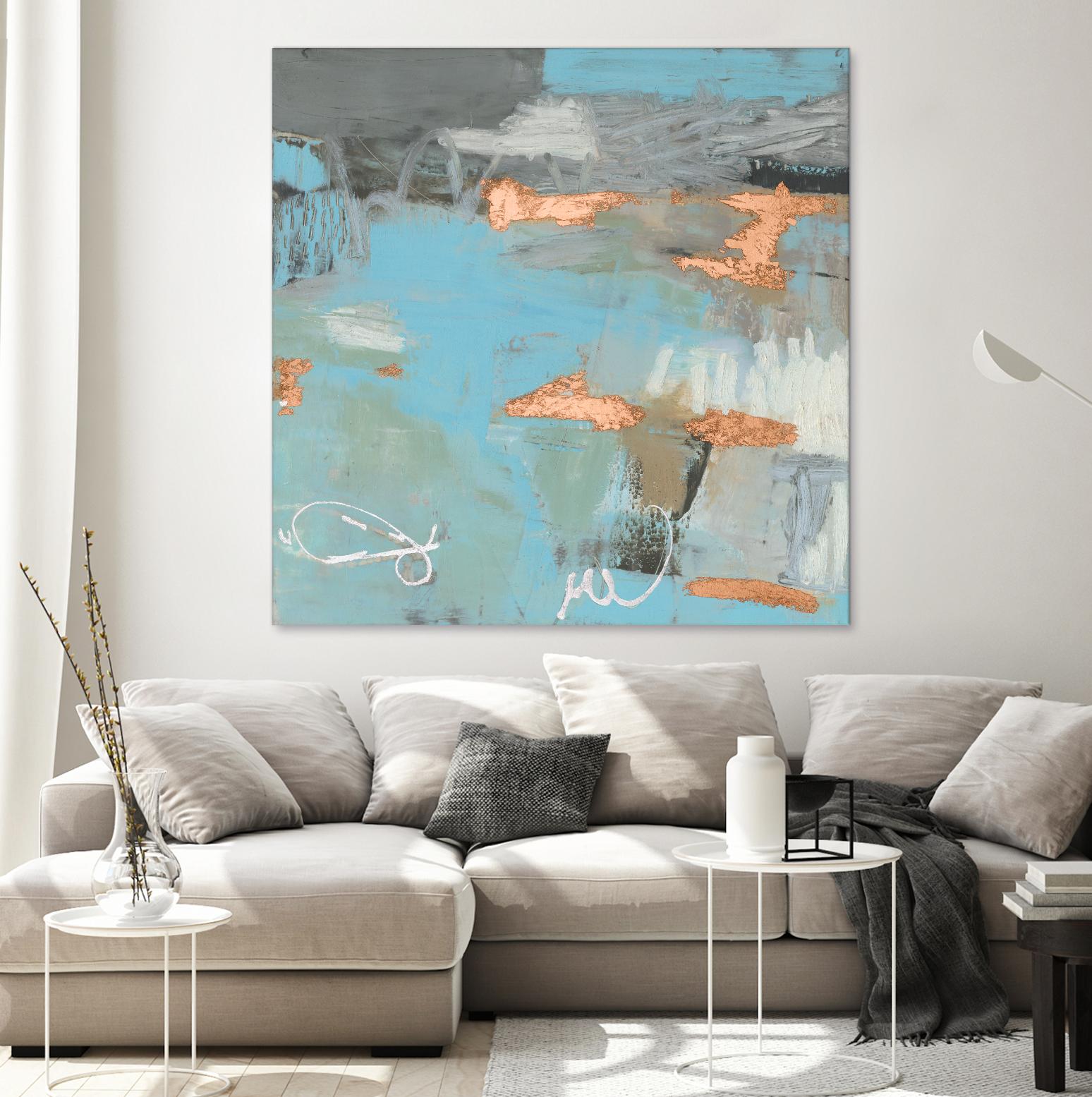 Thither III by Sue Jachimiec on GIANT ART - gold abstract abstract