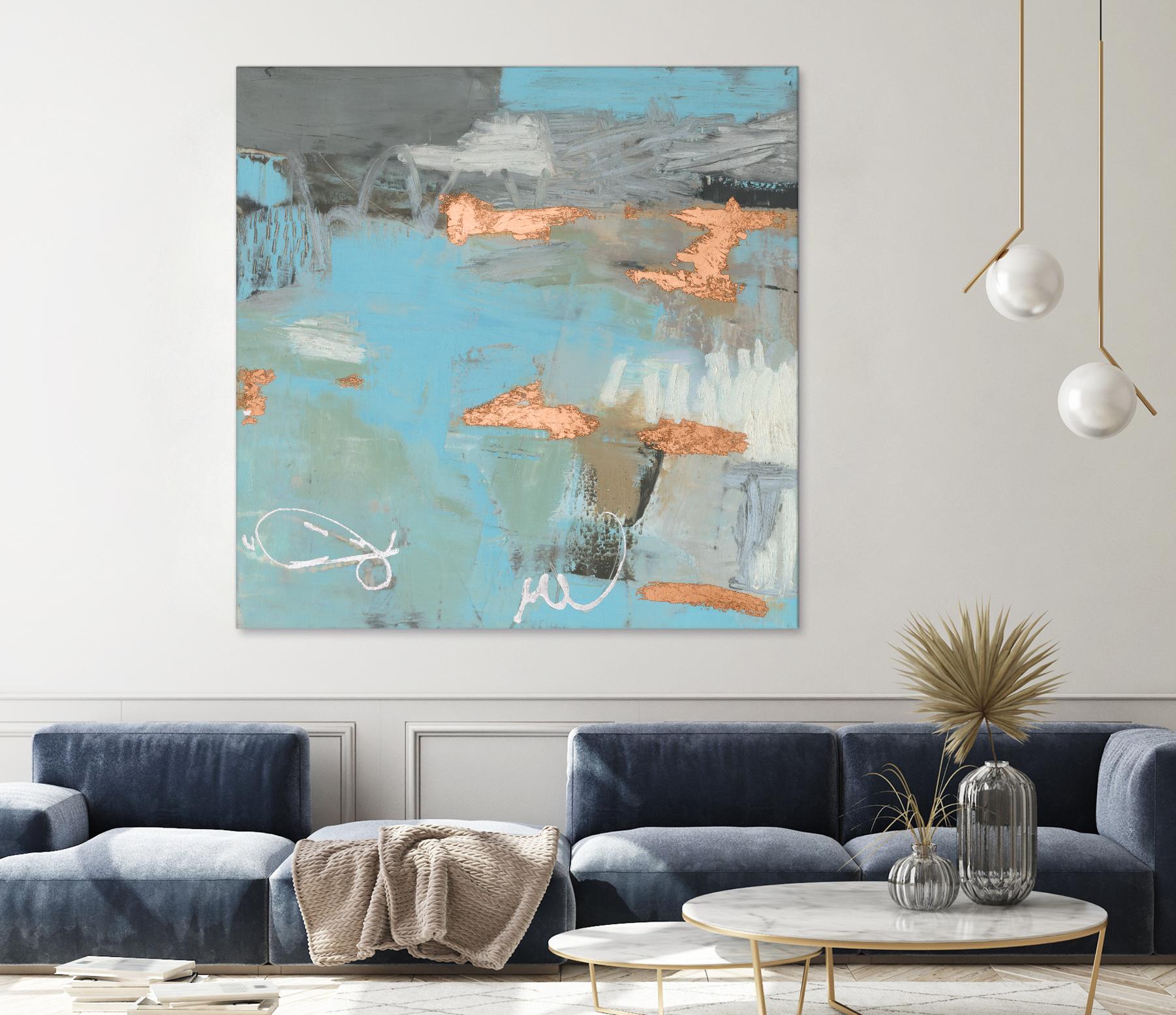 Thither III by Sue Jachimiec on GIANT ART - gold abstract abstract