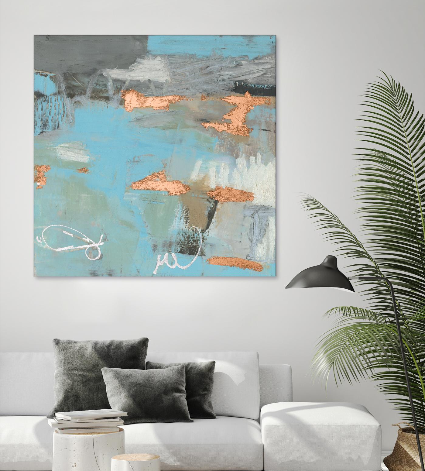 Thither III by Sue Jachimiec on GIANT ART - gold abstract abstract