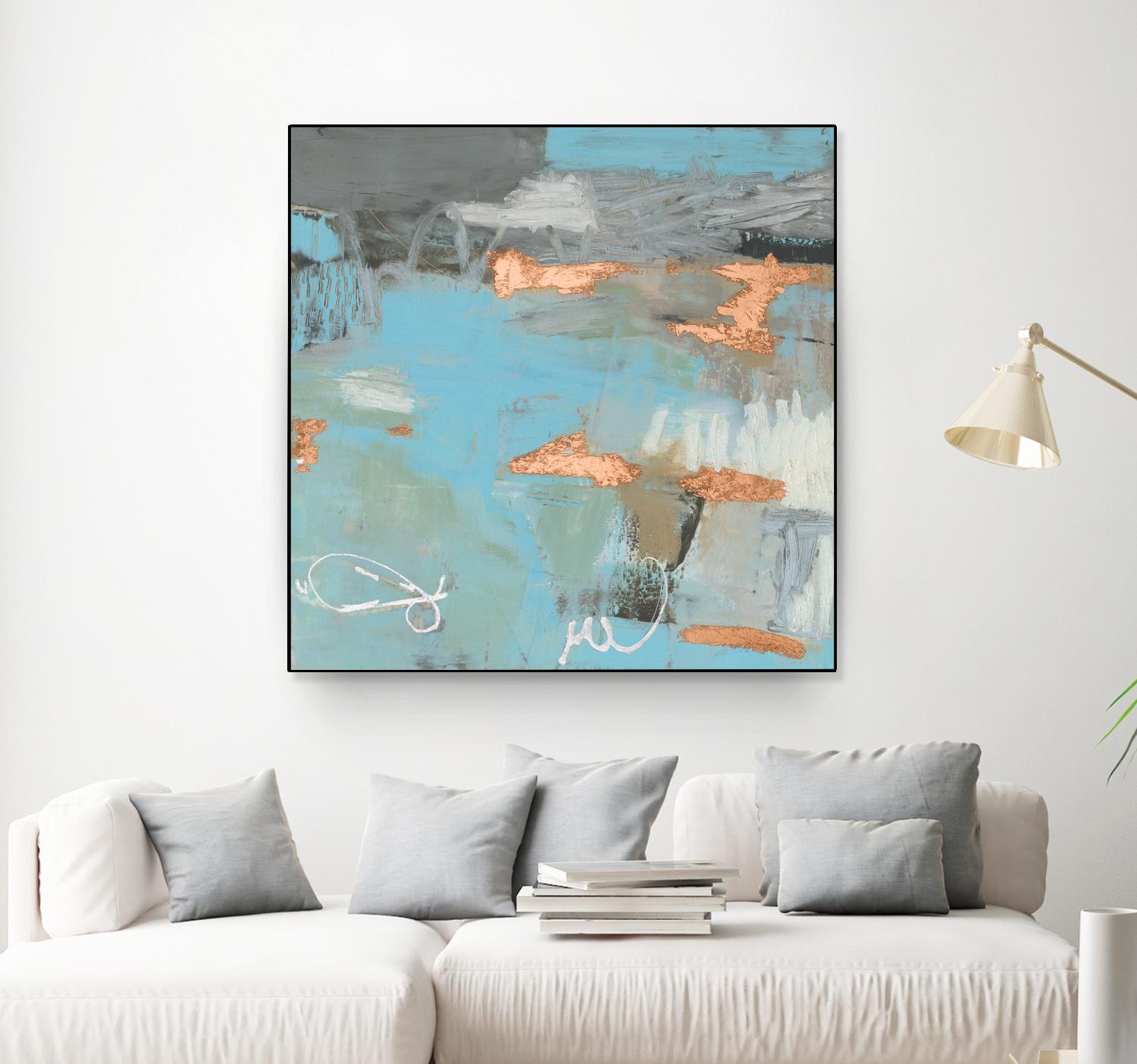 Thither III by Sue Jachimiec on GIANT ART - gold abstract abstract